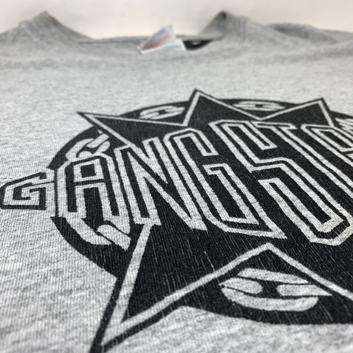 90s~00s GANG STARR S/S Tee 灰 XL ギャングスター 半袖 Tシャツ ロゴ