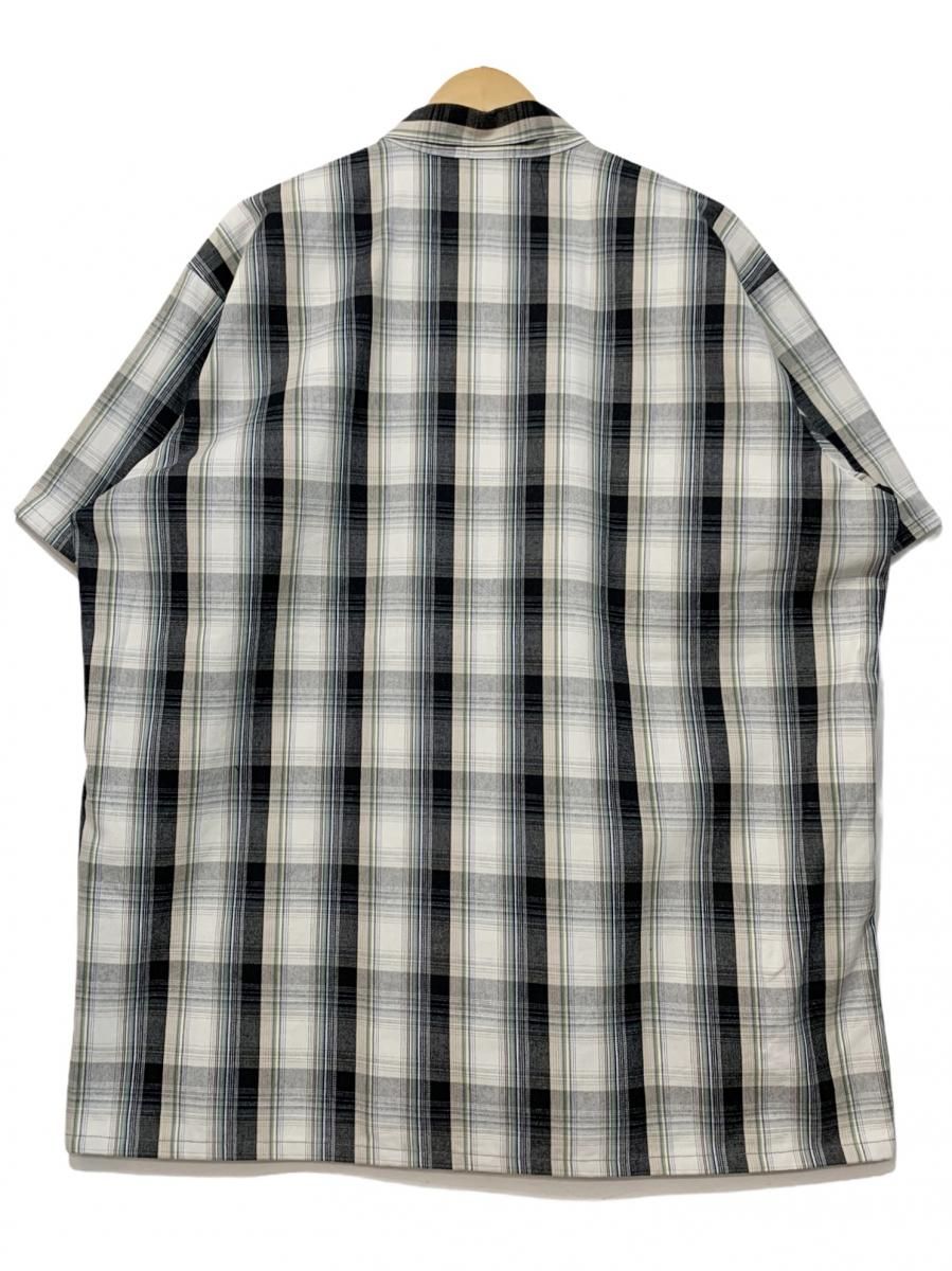 BEN DAVIS Check Half-Zip S/S Work Shirt 白黒緑青 XL ベン BEN DAVIS Check Half-Zip S/S Work Shirt 白黒緑青 XL ベン