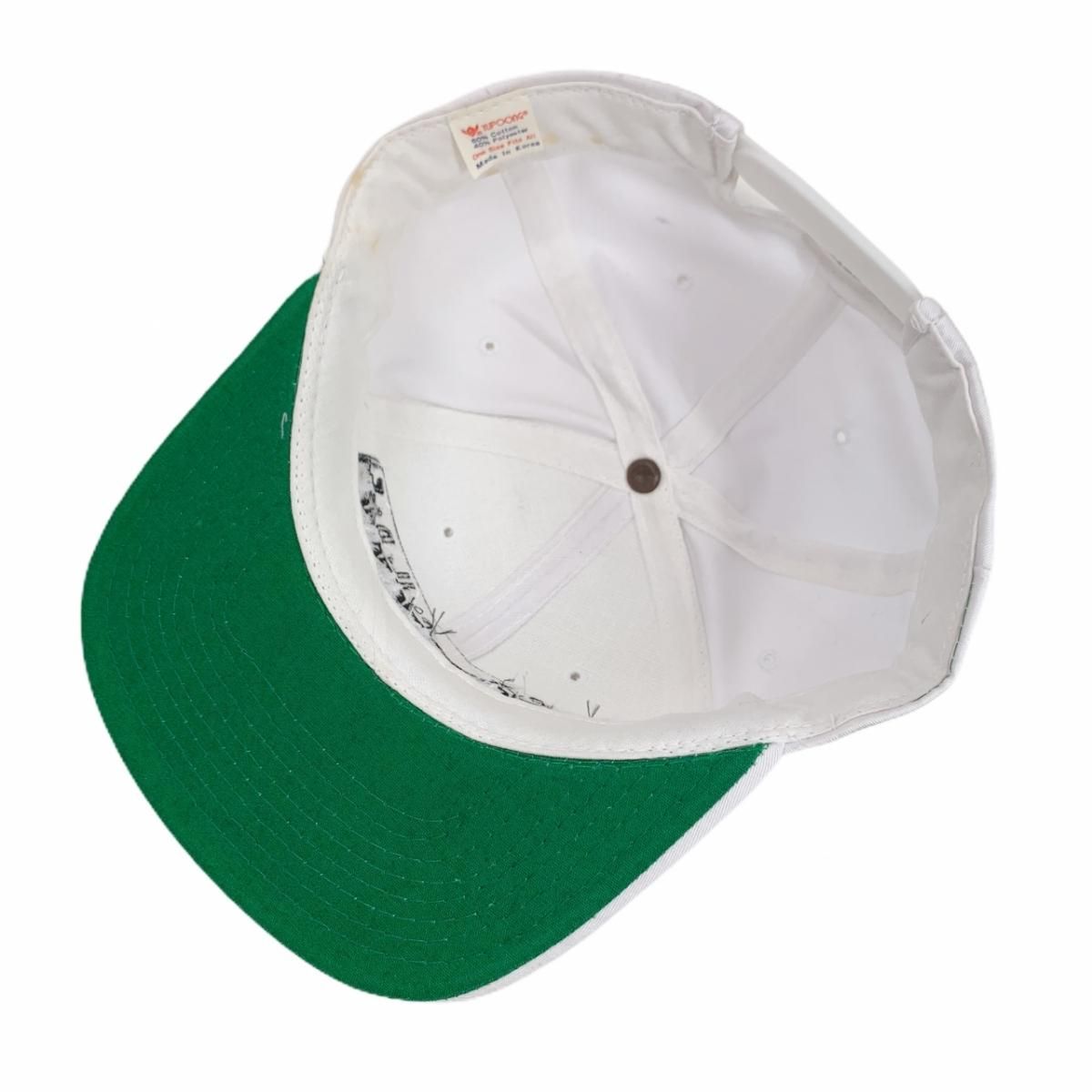 90s ICE CUBE Logo 6 Panel Cap 白 アイスキューブ キャップ
