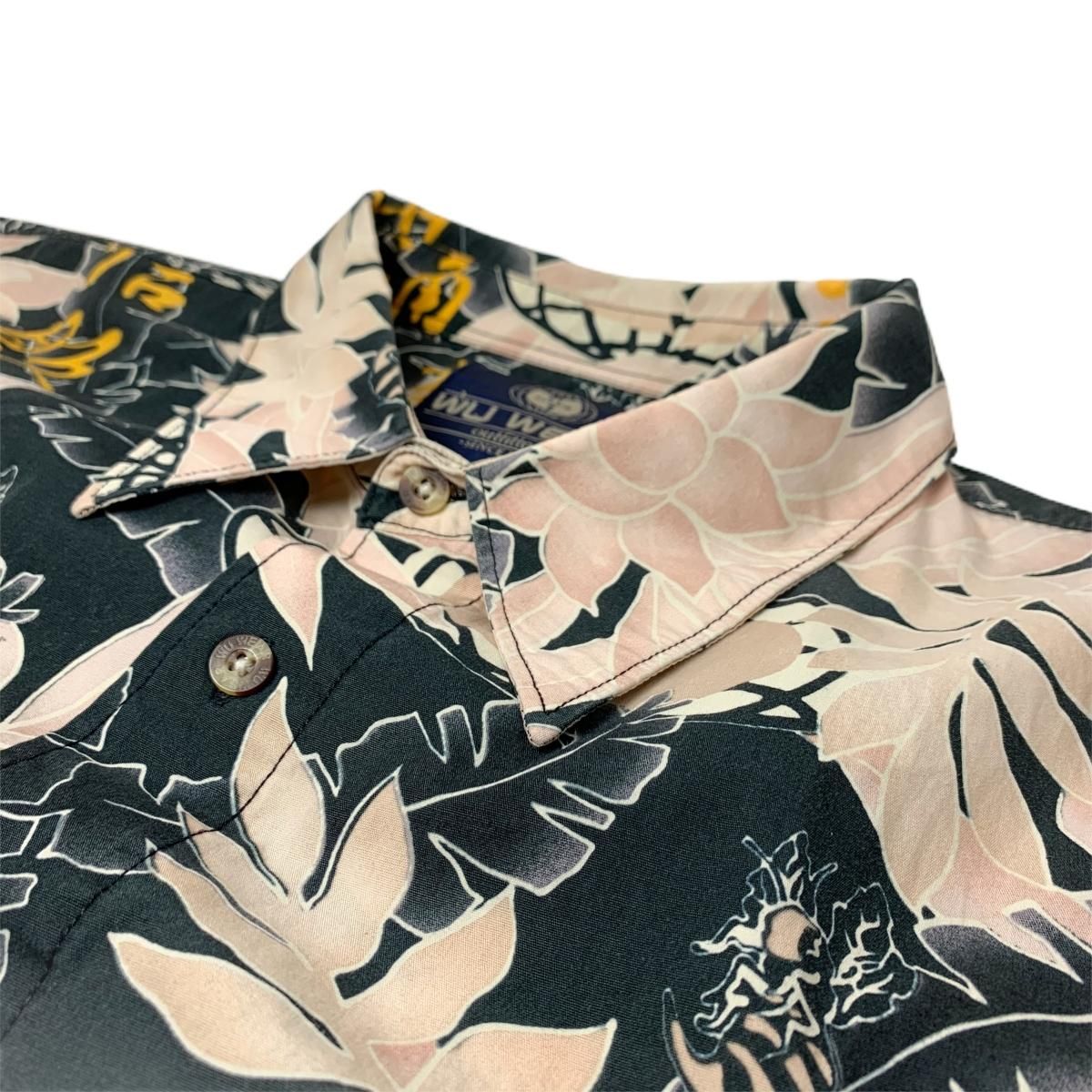 WU-TANG CLAN WU WEARコットンアロハシャツ WU-TANG CLAN WU WEARコットンアロハシャツ
