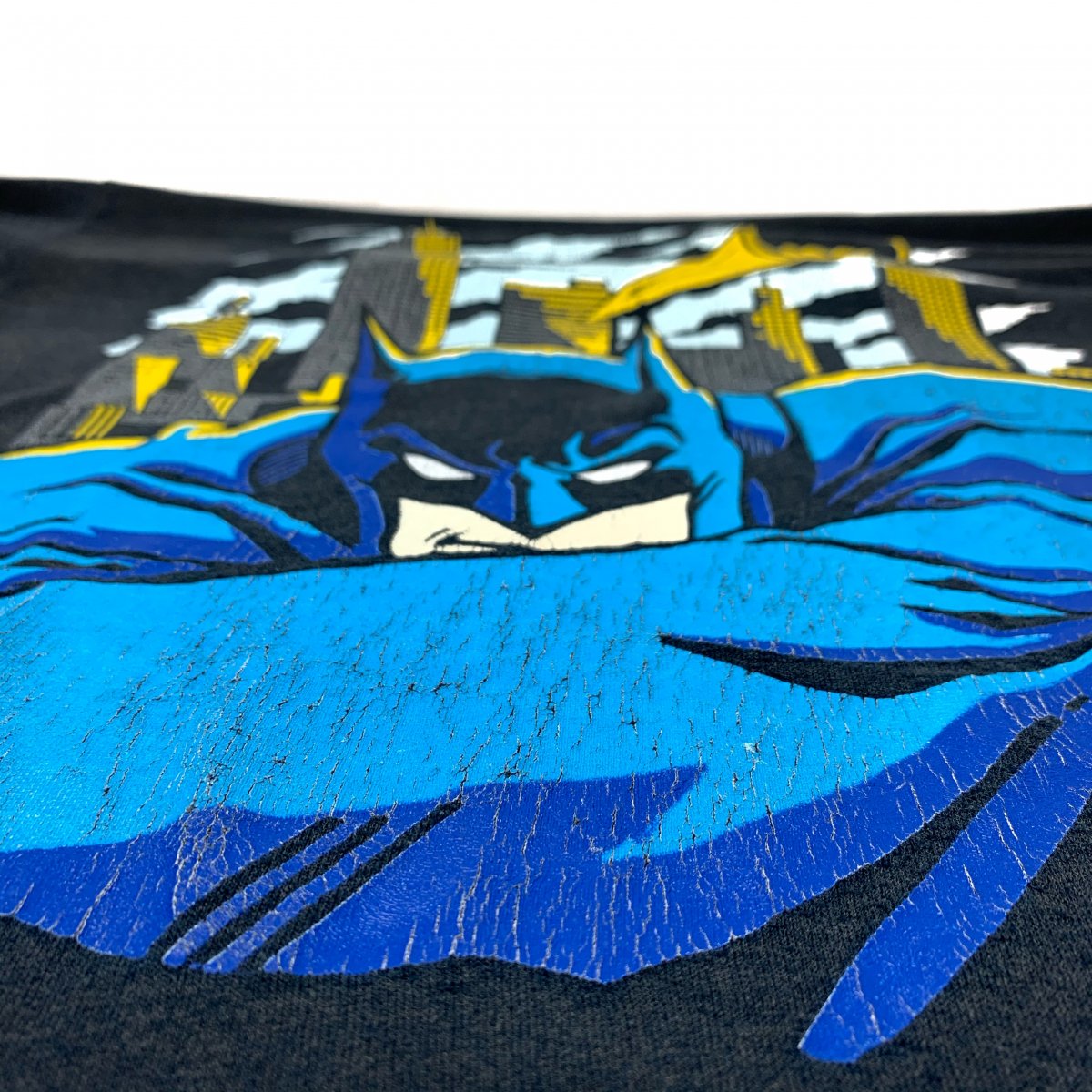 USA製 89年 BATMAN Print S/S Tee 黒 L 80s バットマン Tシャツ 
