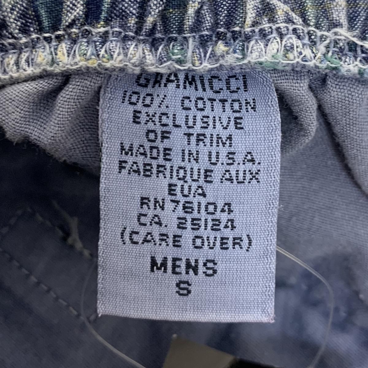 USA製 90s GRAMICCI Check Seersucker Climbing Shorts 青灰 S