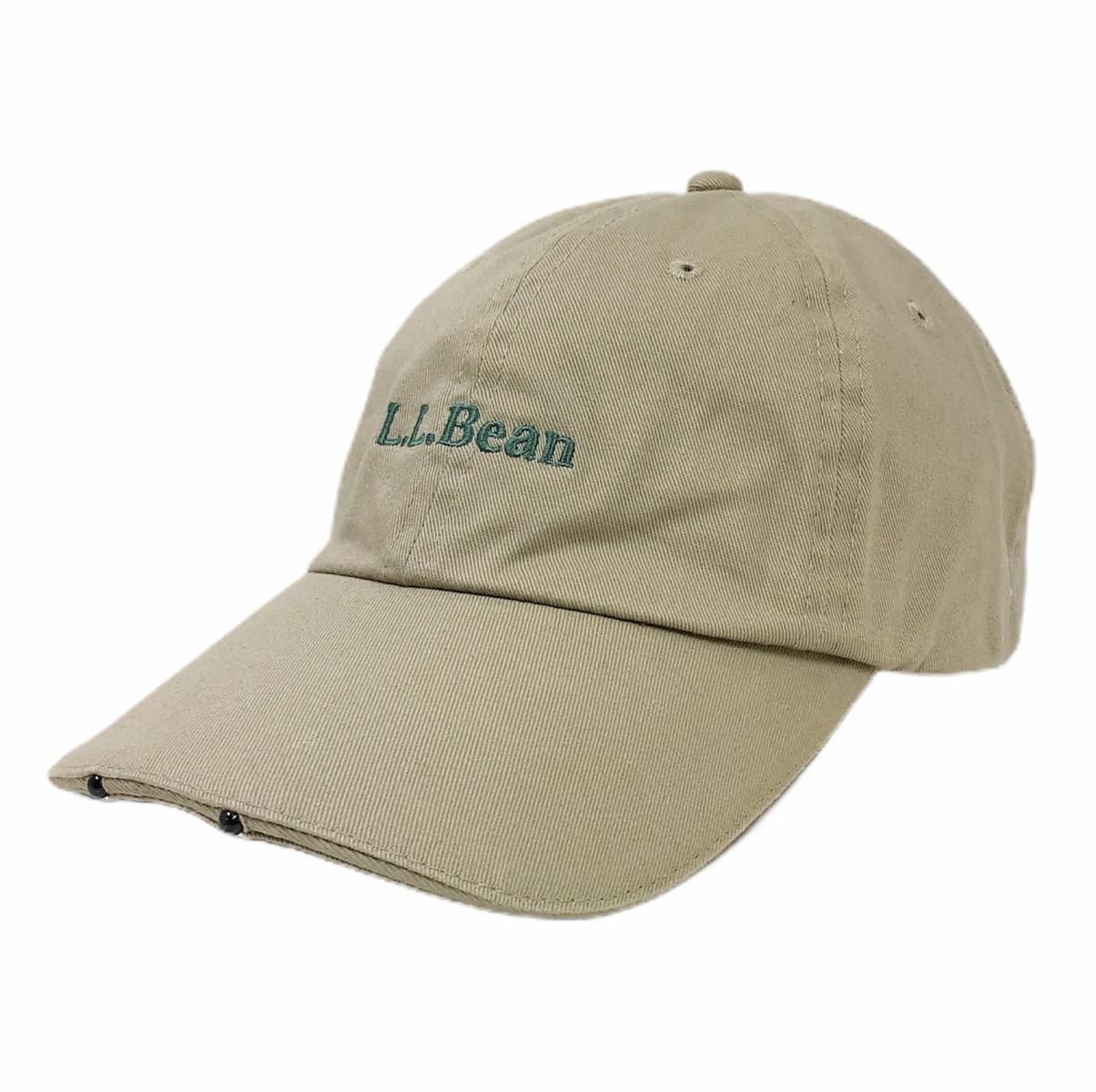 00s L.L.Bean LED 6 Panel Cap カーキ エルエルビーン LEDライト 6