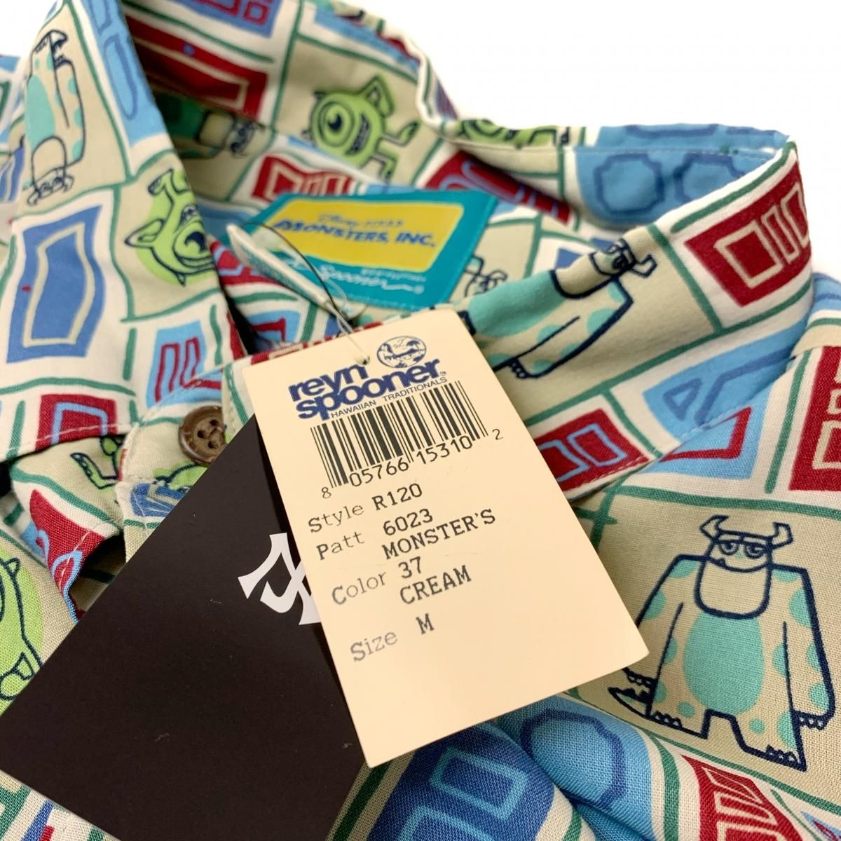 10,000枚限定】REYN SPOONER モンスターズインク アロハシャツ