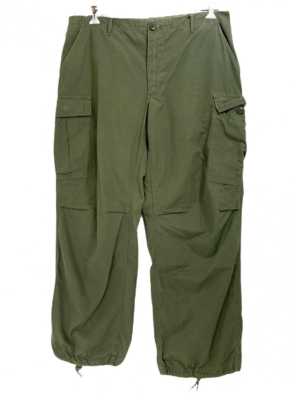 69年製 US ARMY Jungle Fatigue Pants 4th オリーブ LARGE-REGULAR 60s