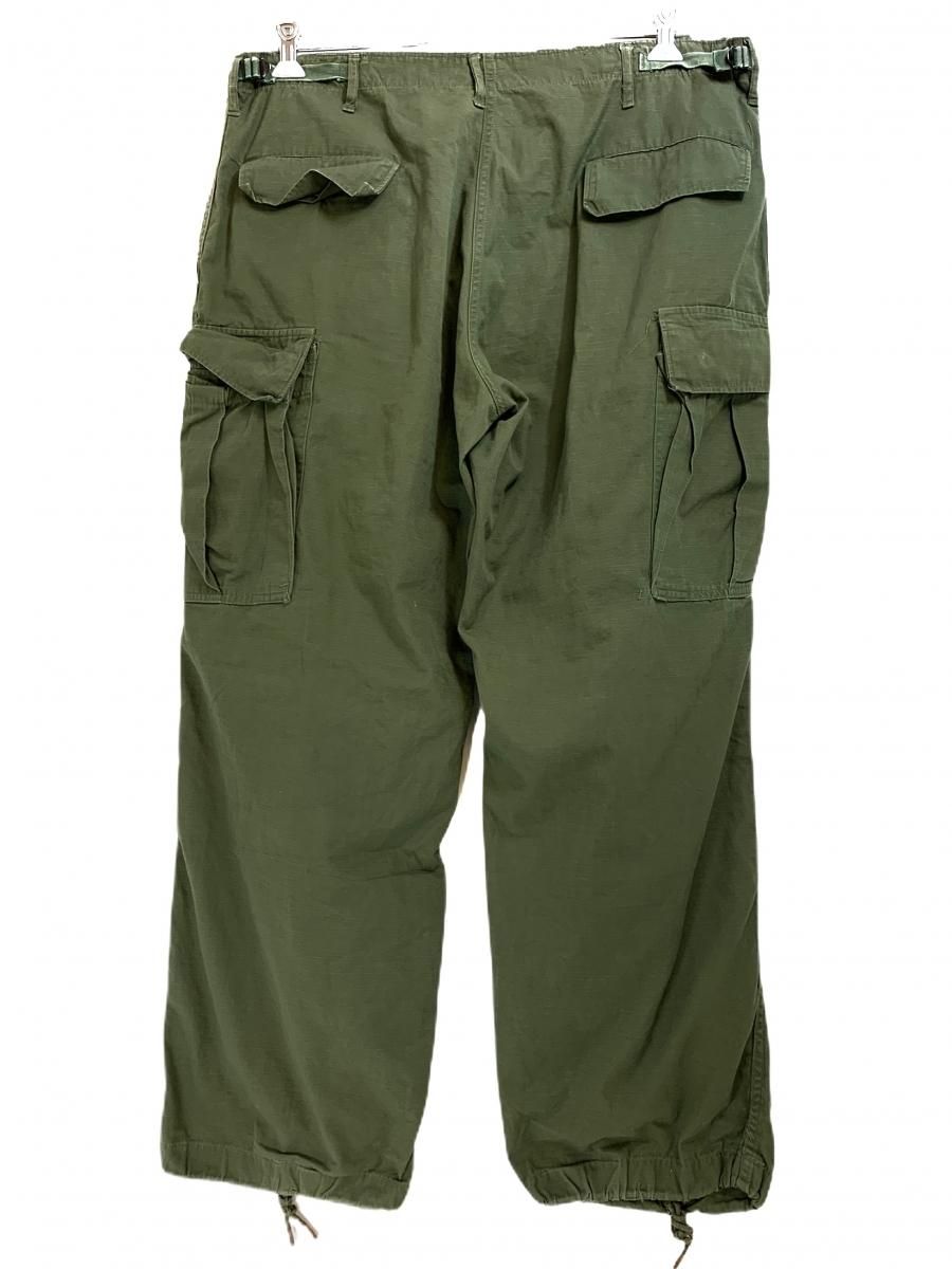 69年製 US ARMY Jungle Fatigue Pants 4th オリーブ LARGE-REGULAR 60s ...