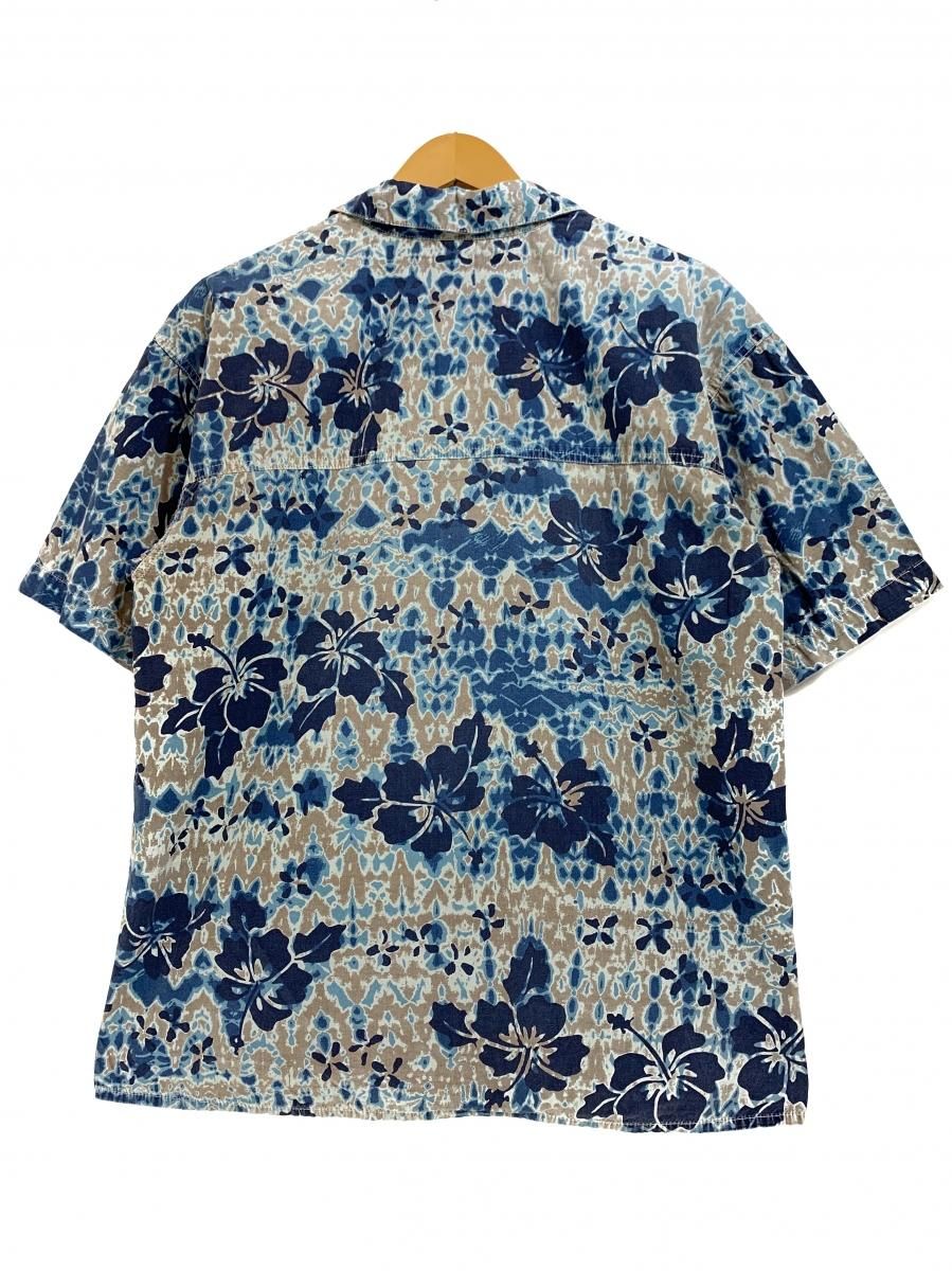 USA製 90s GRAMICCI Cotton Aloha Shirt 青 S グラミチ アロハ