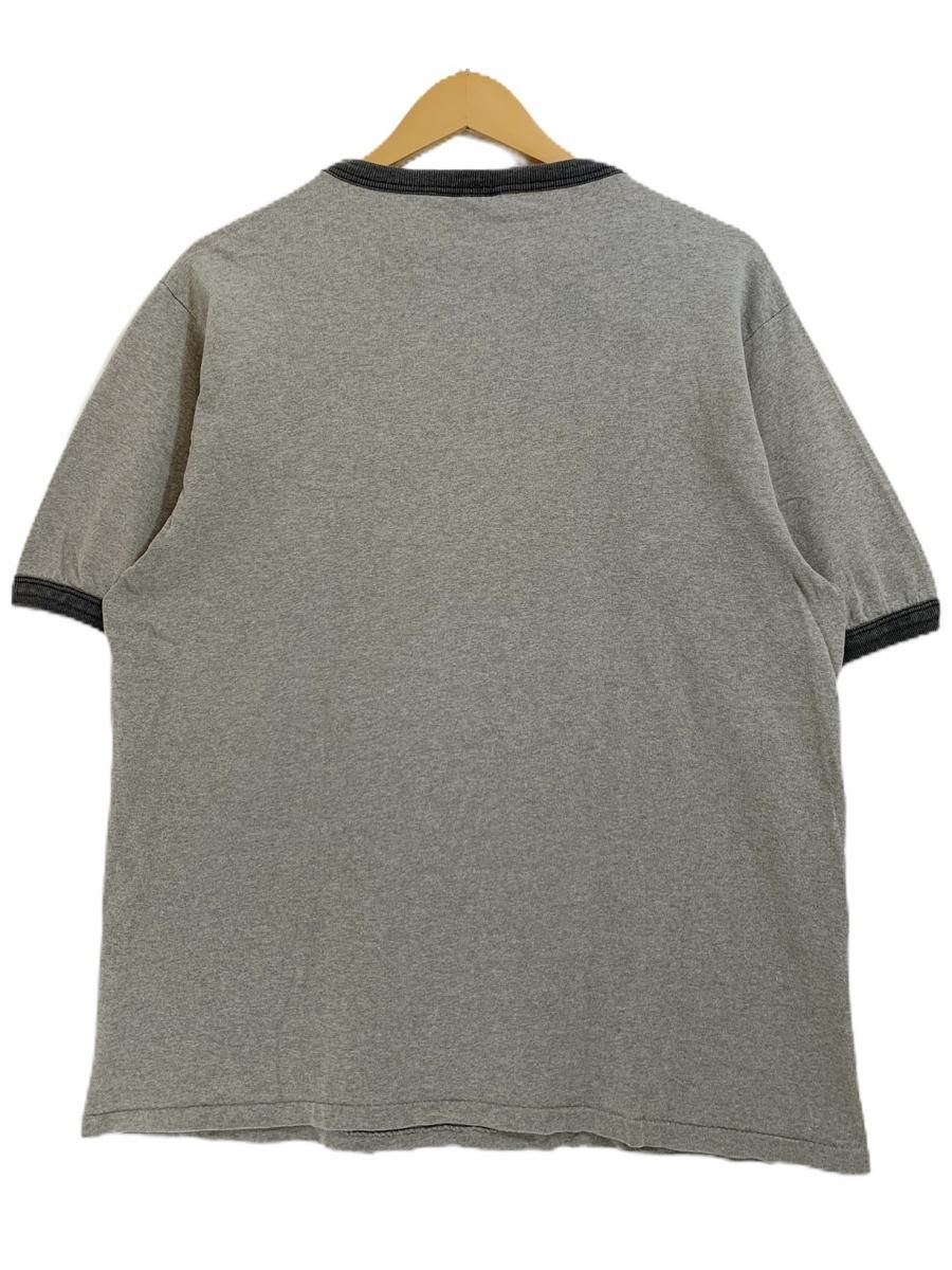 USA製 90s JUSTICE LEAGUE Ringer S/S Tee 灰 L ジャスティス