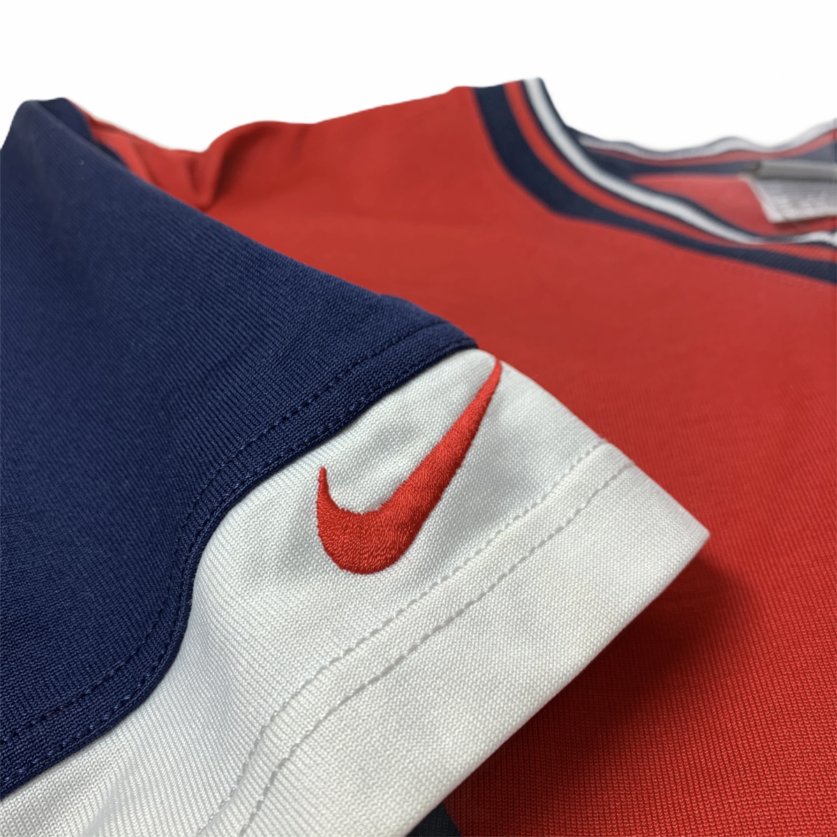 00s NIKE Warm Up Jersey 赤紺 XL ナイキ ウォームアップジャージ