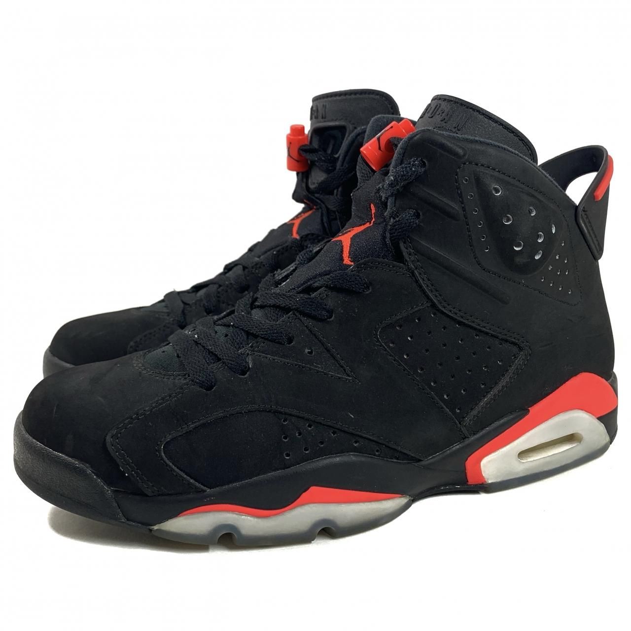 NIKE ナイキ AIR JORDAN 6 RETRO BLACK INFRARED エアジョーダン ブラックインフラレッド ハイカットスニーカー US8