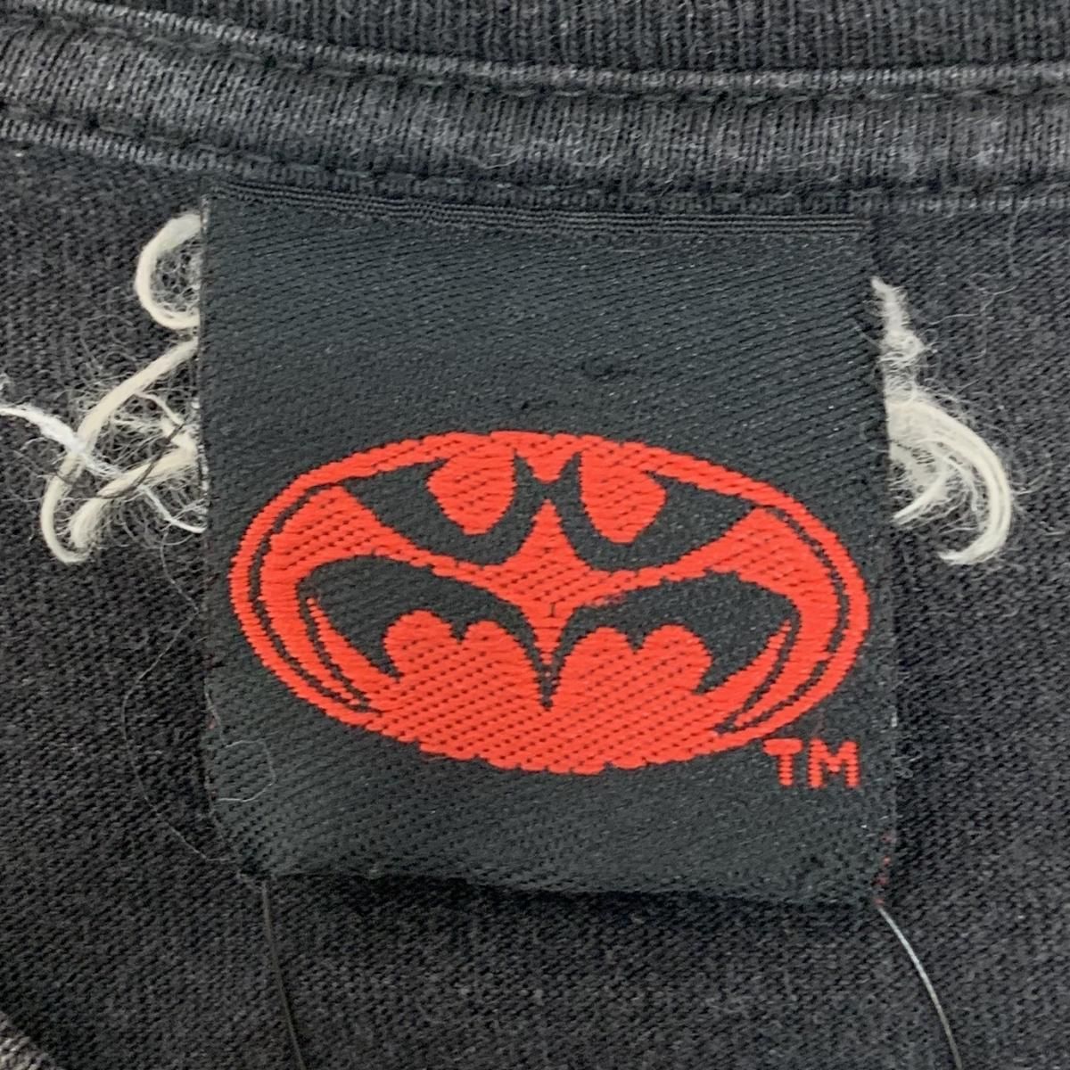 97年 BATMAN & ROBIN S/S Tee 黒 L 90s バットマン&ロビン 半袖 Tシャツ プリント アメコミ キャラクター DC  COMICS DCコミック 古着 - NEWJOKE ONLINE STORE