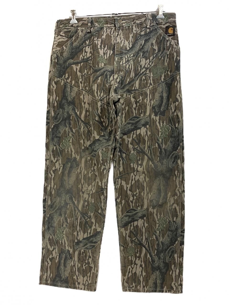 USA製 90s Carhartt Realtree Camo Work Pants カーキ 40×32 