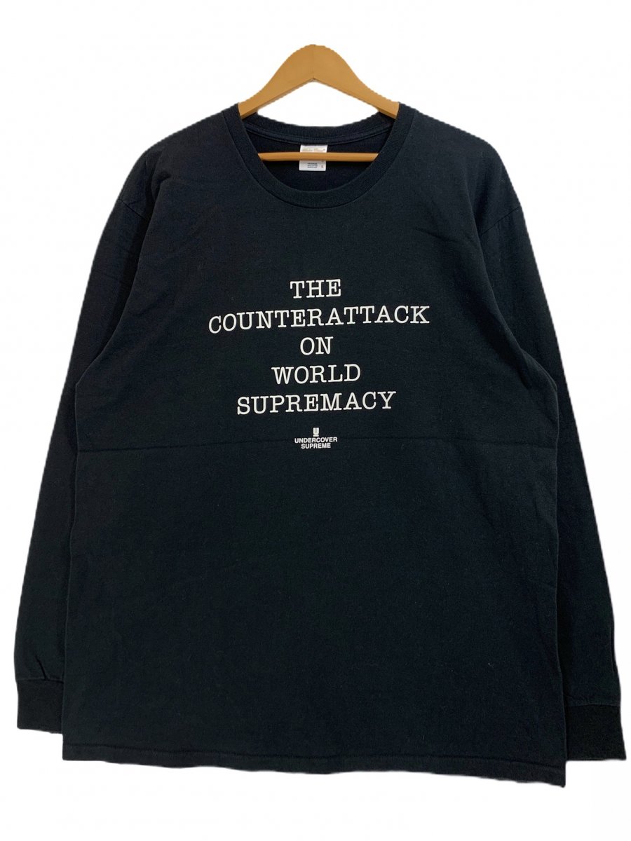 18SS SUPREME × UNDERCOVER × PUBLIC ENEMY Counterattack L/S Tee 黒