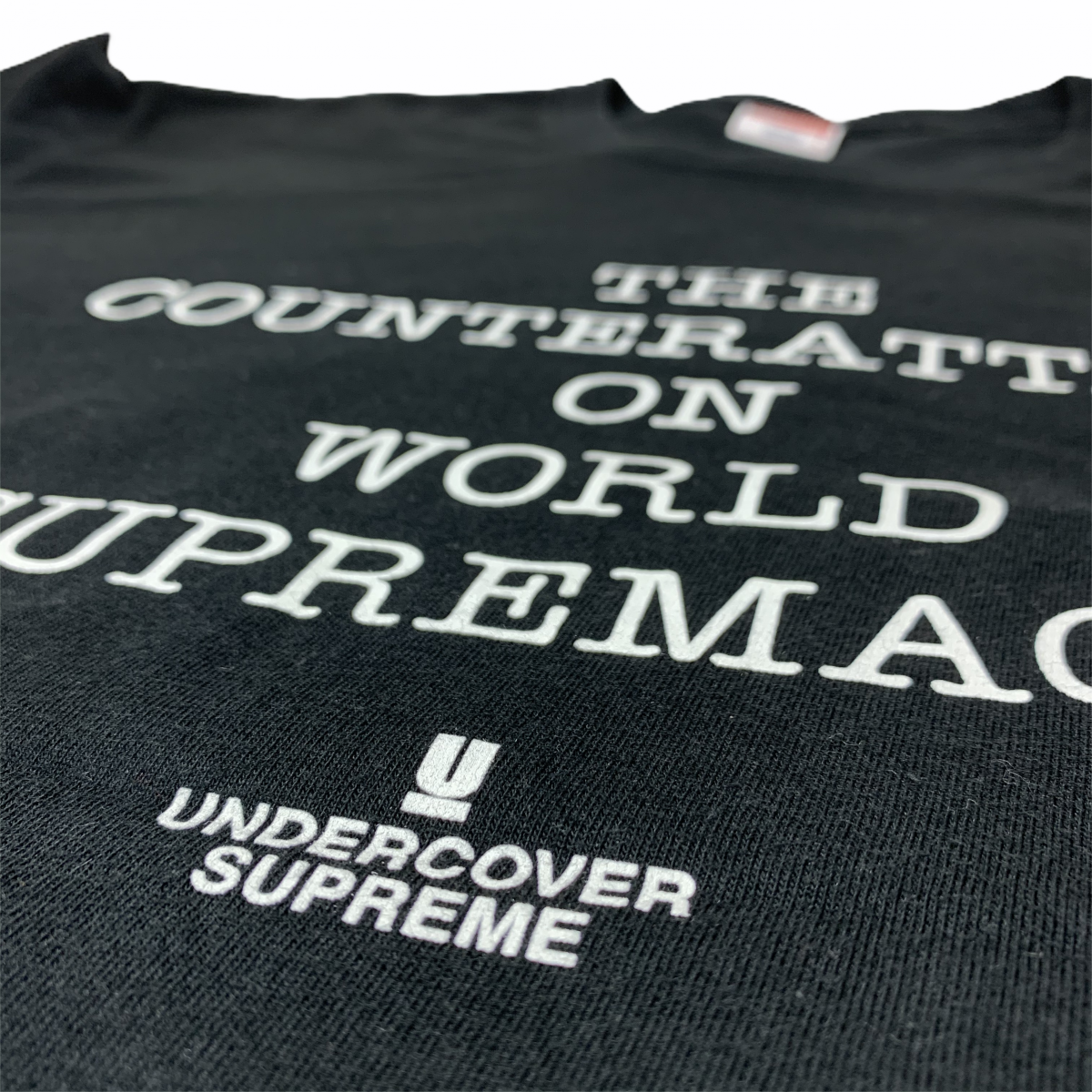 18SS SUPREME × UNDERCOVER × PUBLIC ENEMY Counterattack L/S Tee 黒