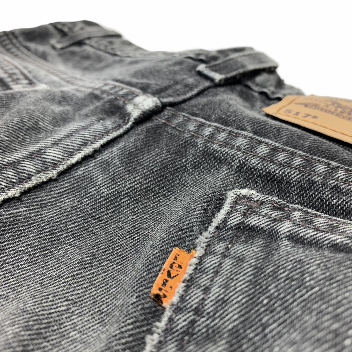 Levi's 517 Black Denim Pants 黒 W34×L30 Levis リーバイス ブラック