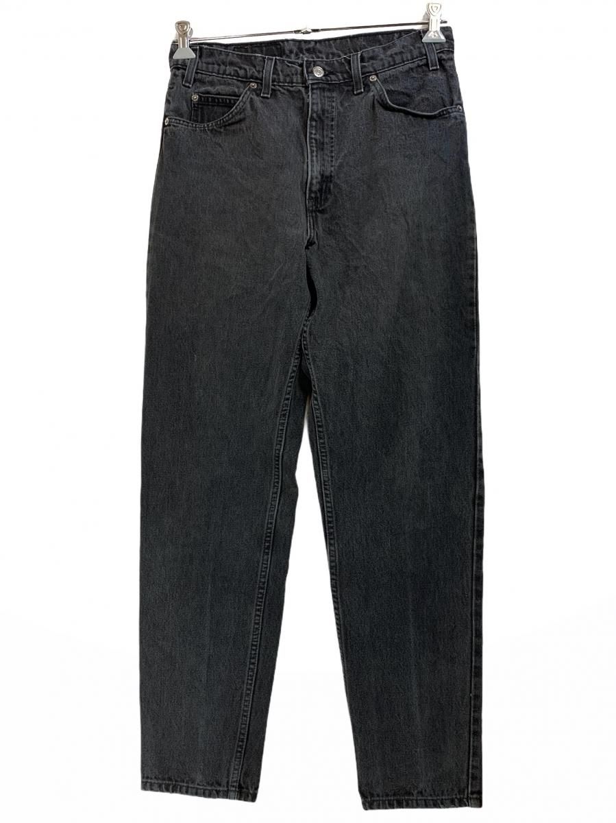 リーバイス 550 W33 L32 ブラック 黒 USA製 90s Levi's 550 Black Denim Pants 黒 33×32 リーバイス
