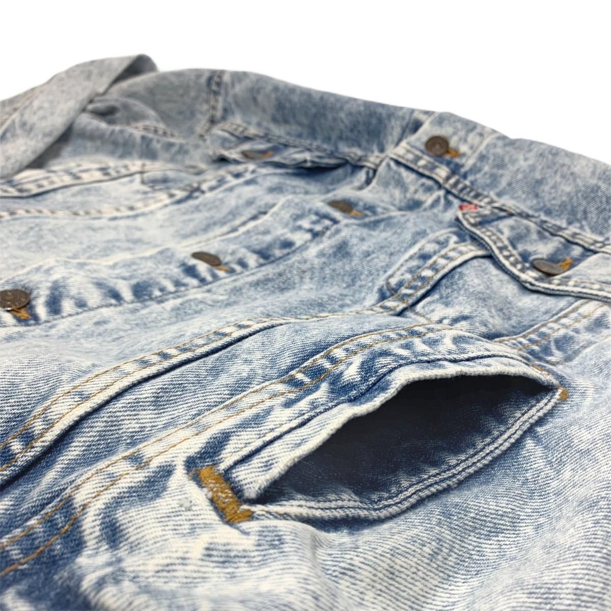 USA製 90s Levi's 70507-0219 Chemical Wash Denim Jacket 薄青 USA製 90s Levi's 70507-0219 Chemical Wash Denim Jacket 薄青