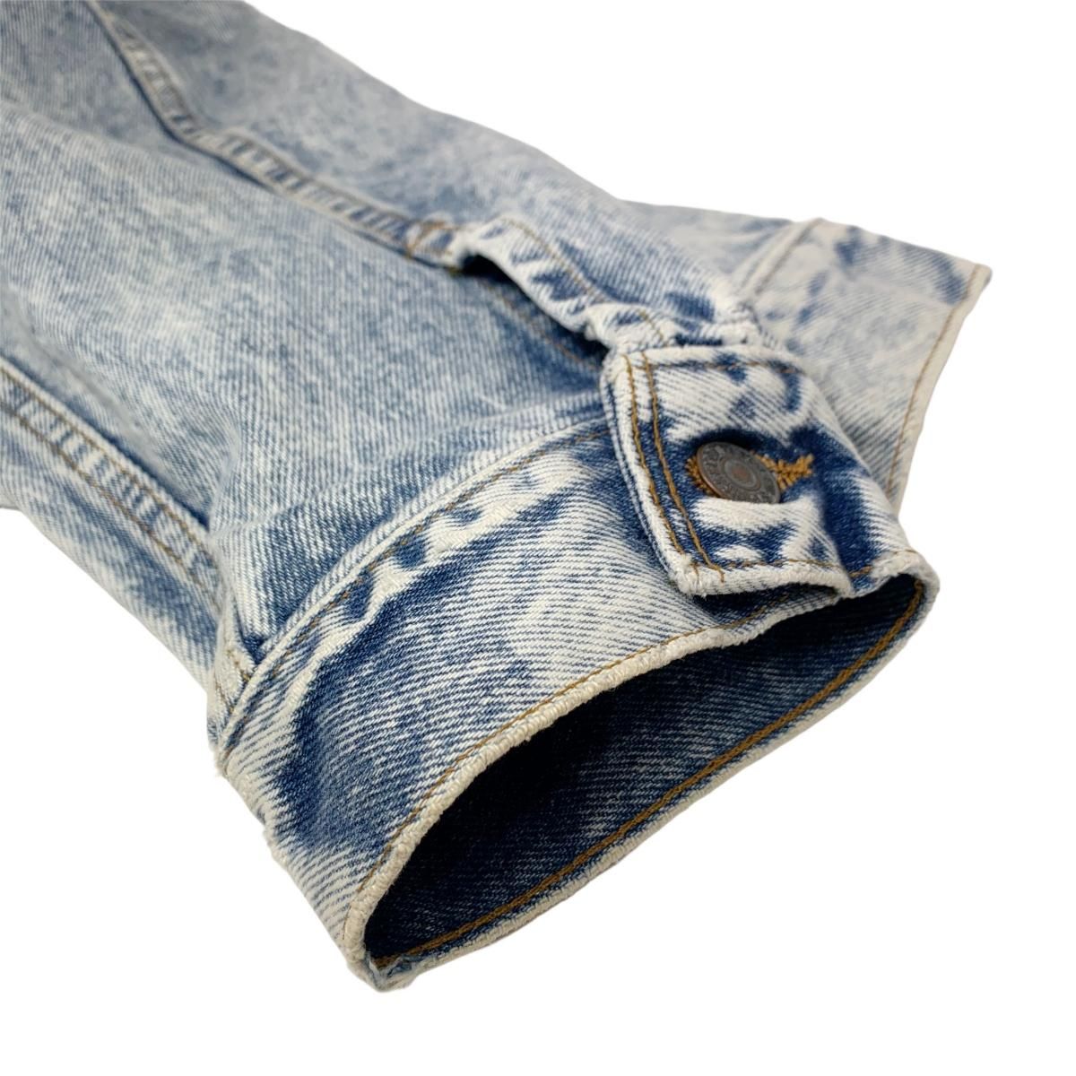 USA製 90s Levi's 70507-0219 Chemical Wash Denim Jacket 薄青