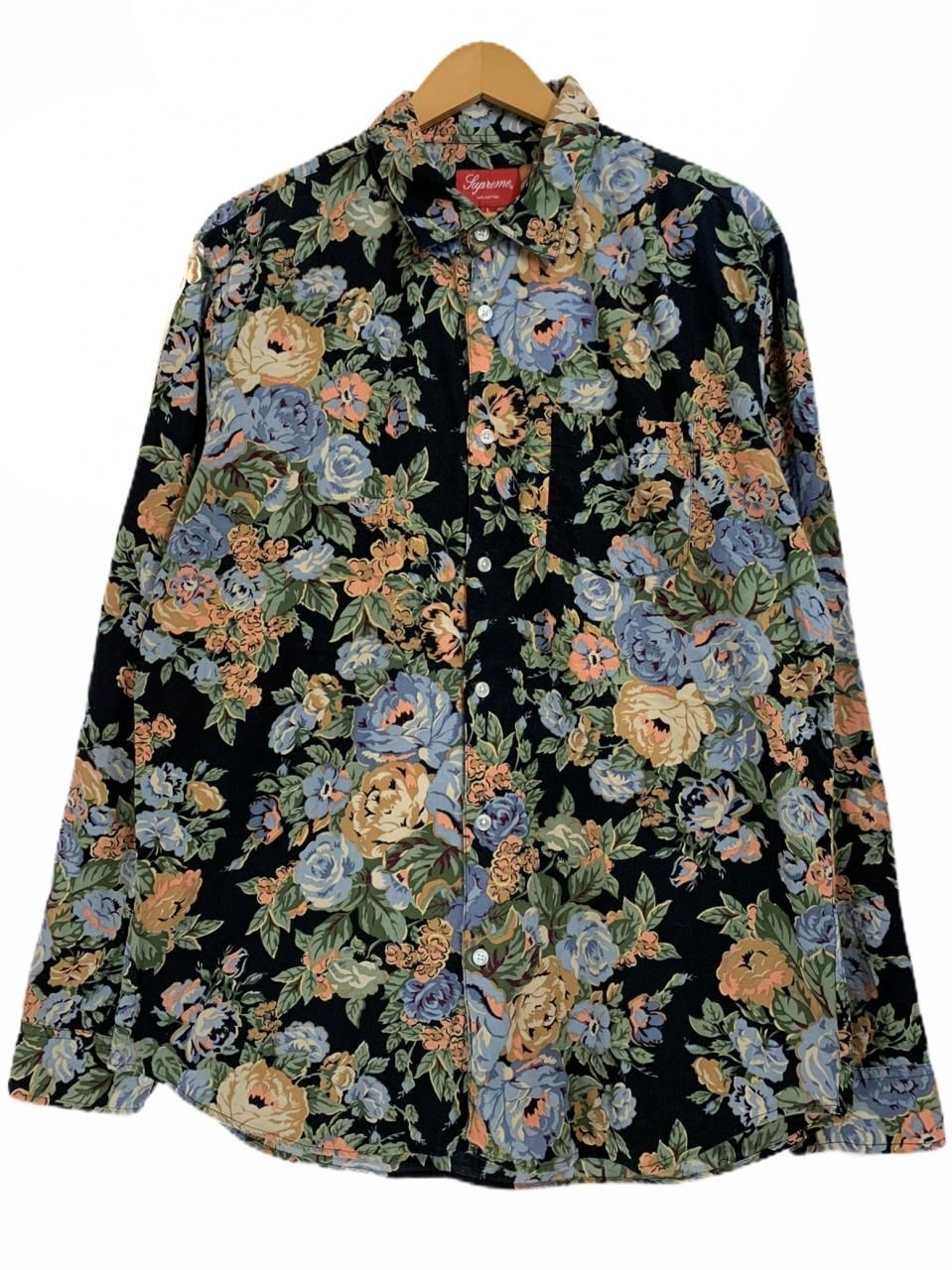 確実正規品　supreme flower shirt シュプリーム　シャツ