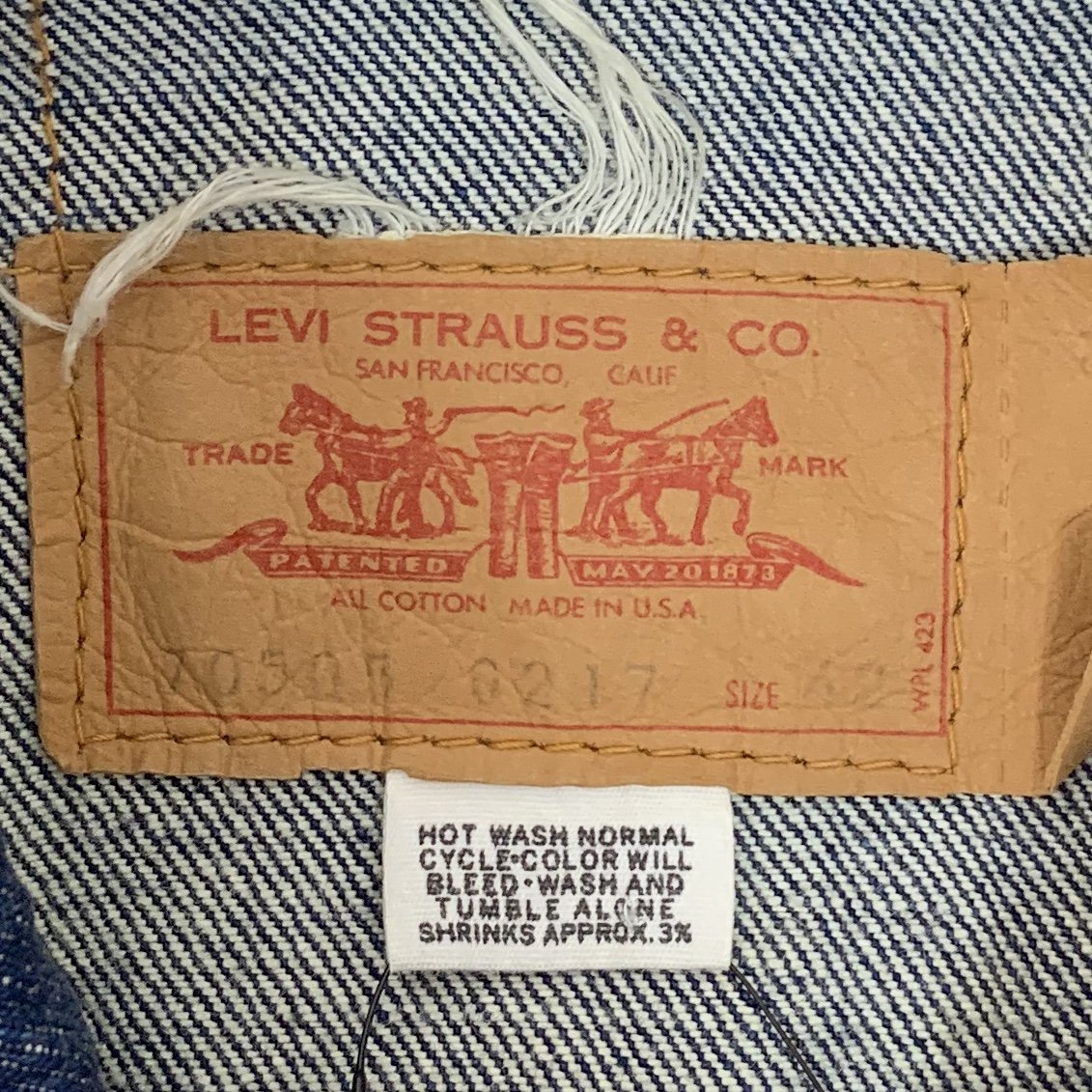USA製 70s Levi's 70505-0217 Denim Jacket 濃紺 42 Levis リーバイス ...