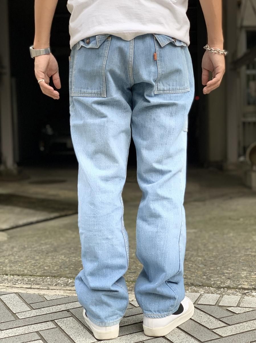70s Levi's 22276-0216 Denim Bush Pants 薄青 W31×L30 Levis 70s Levi's 22276-0216 Denim Bush Pants 薄青 W31×L30 Levis