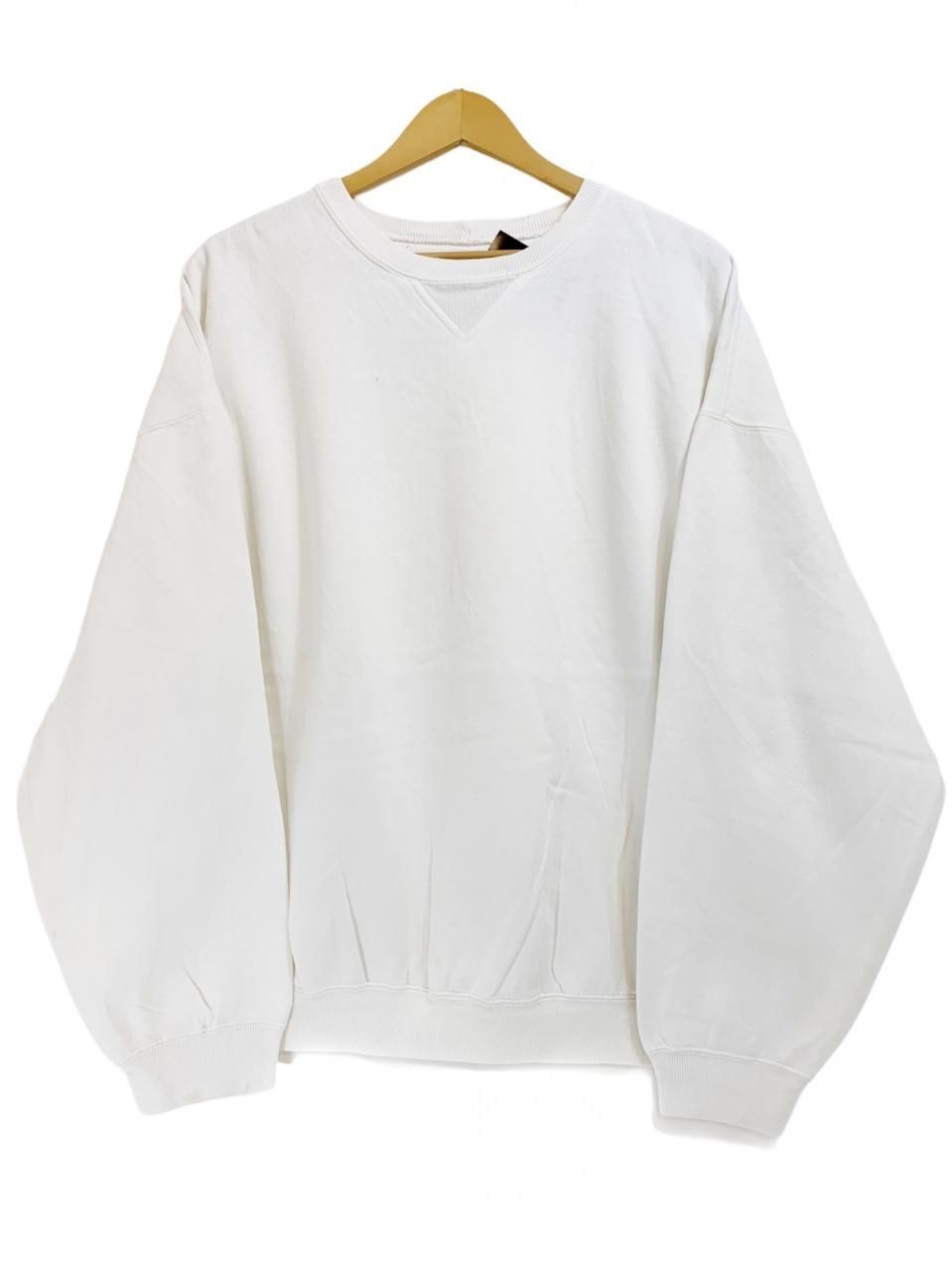 90s OLD GAP Plain Sweatshirt 白 XL オールドギャップ スウェット