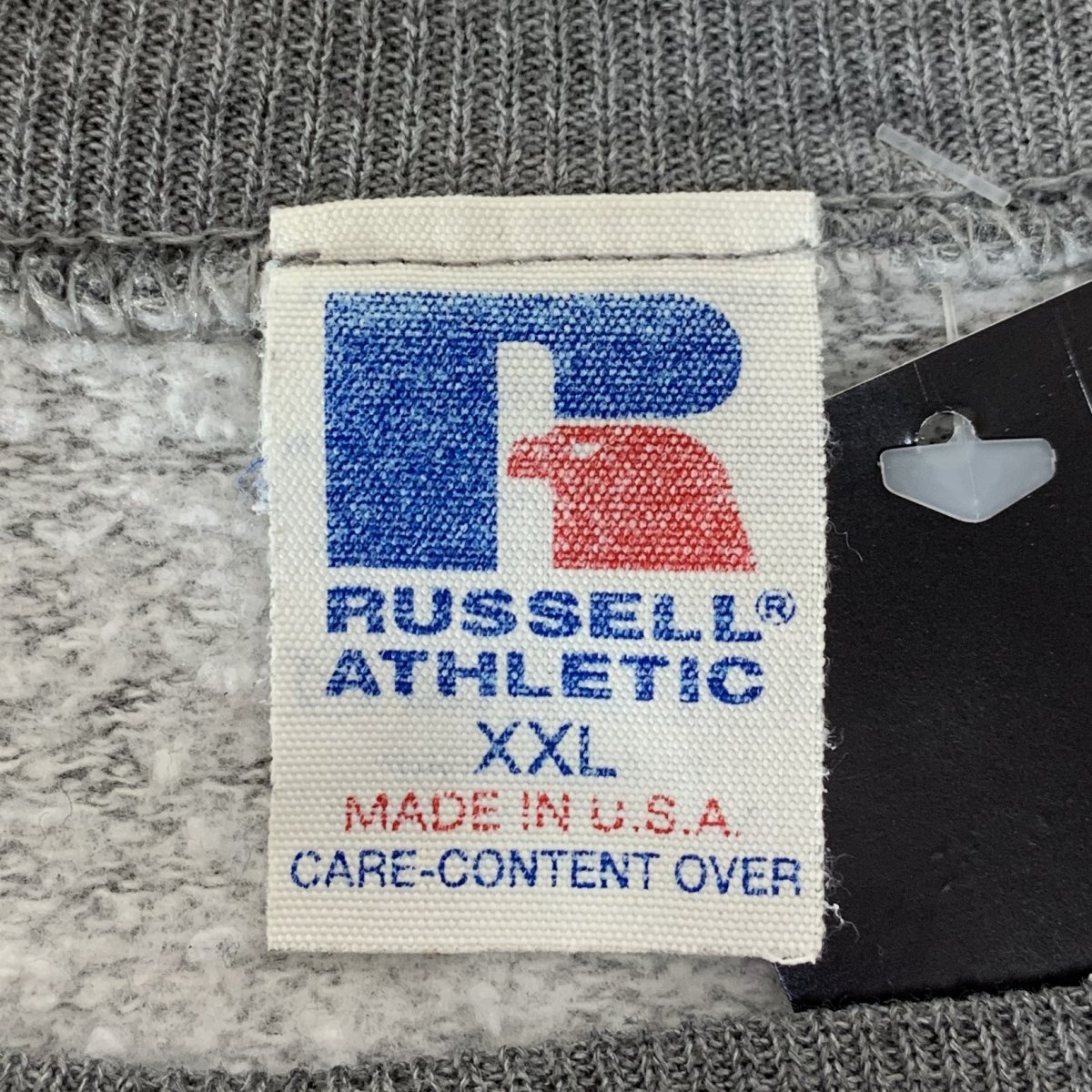 USA製 90s RUSSELL ATHLETIC Plain Sweatshirt 灰 XXL ラッセル