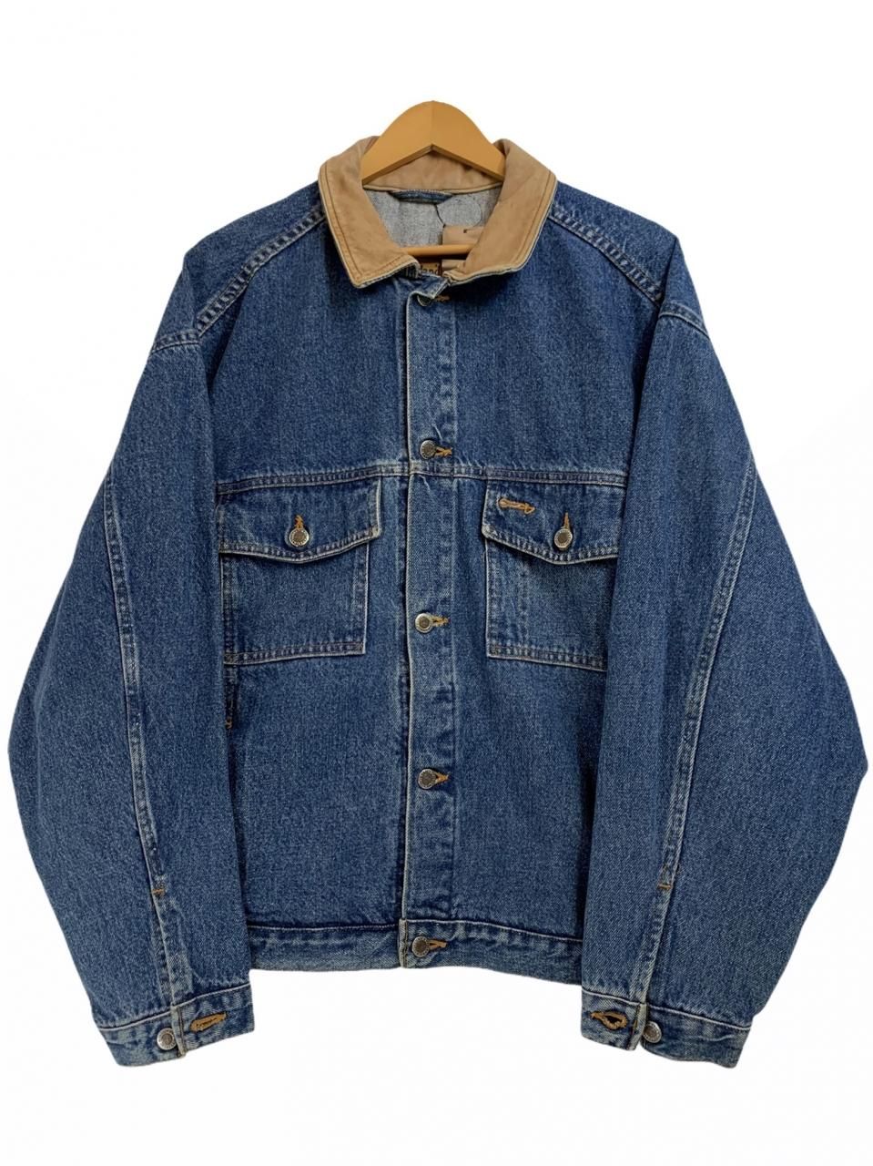 USA製 90s Timberland Denim Jacket 青 L ティンバーランド デニム