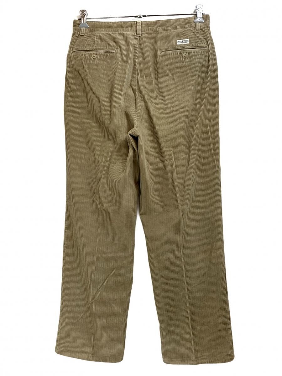 90s Polo Ralph Lauren 2 Tuck Wide Corduroy Pants ベージュ W33×L29 ポロラルフローレン コーデュロイパンツ 太畝 タック入り ブラウン 古着 - NEWJOKE ONLINE STORE 90s Polo Ralph Lauren 2 Tuck Wide Corduroy Pants ベージュ W33×L29 ポロラルフローレン コーデュロイパンツ 太畝 タック入り ブラウン 古着 - NEWJOKE ONLINE STORE