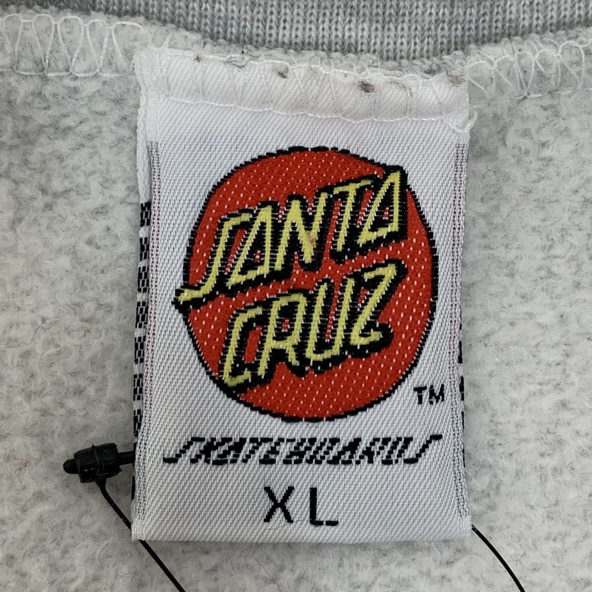 USA製 90s SANTA CRUZ Logo Sweatshirt 灰 XL サンタクルーズ 