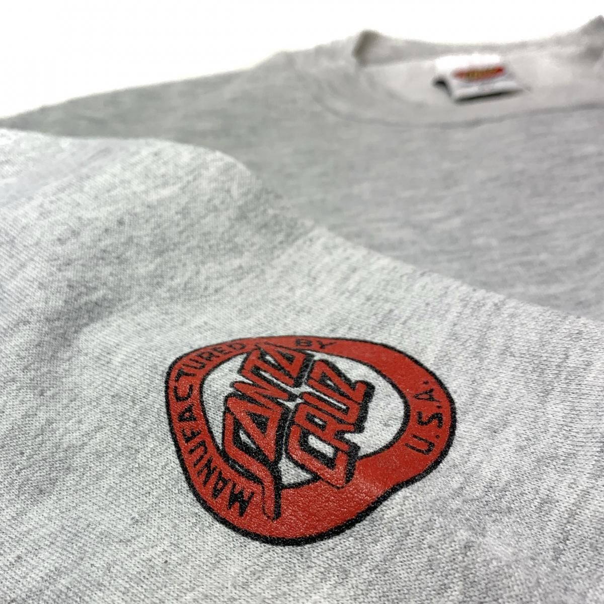 USA製 90s SANTA CRUZ Logo Sweatshirt 灰 XL サンタクルーズ USA製 90s SANTA CRUZ Logo Sweatshirt 灰 XL サンタクルーズ