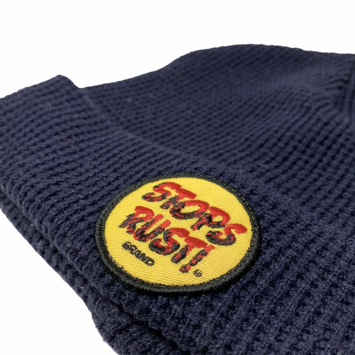 10AW SUPREME Rust Oleum Beanie 紺 シュプリーム ラストオーレム 