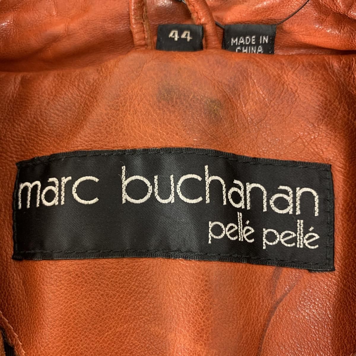 00s PELLE PELLE Leather Jacket 茶 44 ペレペレ レザージャケット