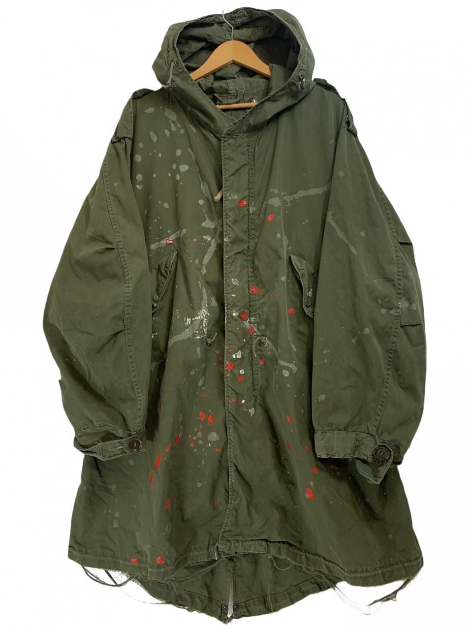 US ARMY M-51 Fishtail Parka オリーブ M 米軍実物 M51 フィッシュ ...