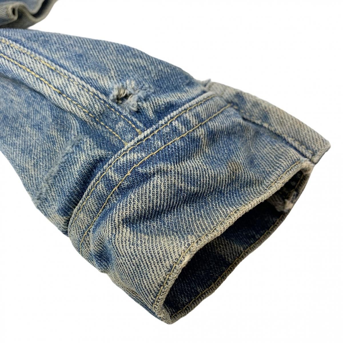USA製 80s L.L.Bean Denim Jacket 薄青 46-LONG エルエルビーン