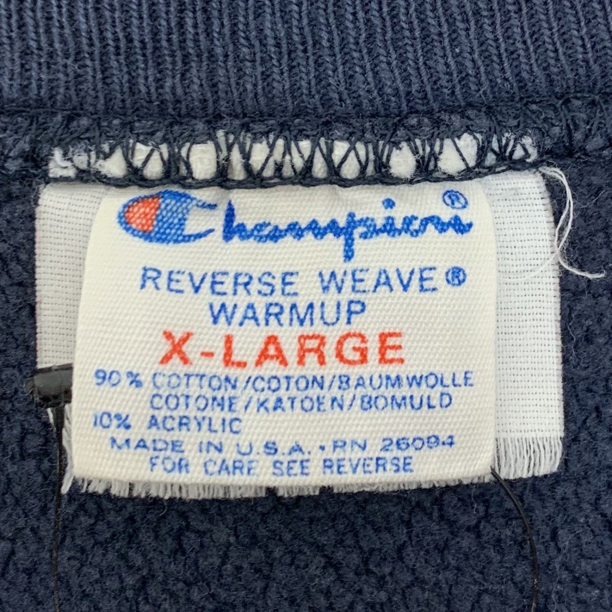 USA製 80s Champion R/W Sweatshirt "Pennsylvania University" 紺 XL