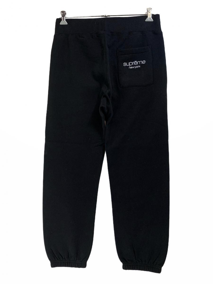 新品 17SS SUPREME Classic Logo Sweatpant 黒 M シュプリーム