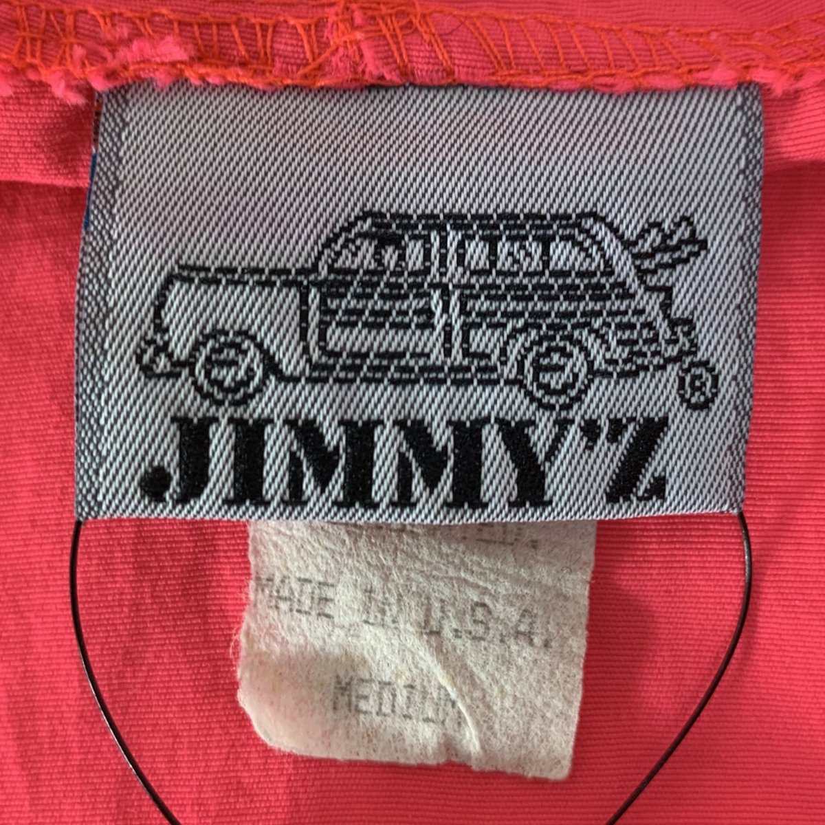 USA製 90s JIMMY'Z Nylon Anorak Parka ピンク M ジミーズ アノラック