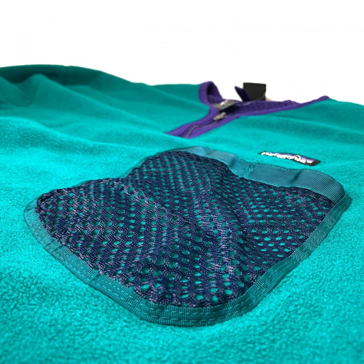 USA製 91年 patagonia El Capilene Pullover エメラルド紫 L 90s USA製 91年 patagonia El Capilene Pullover エメラルド紫 L 90s