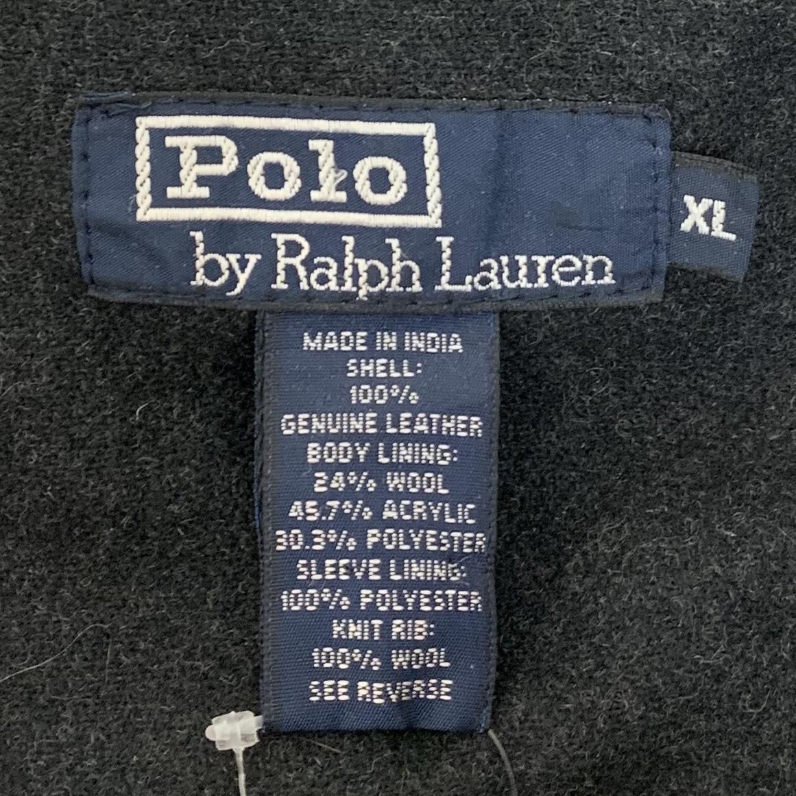 Polo Ralph Lauren Leather Flight Jacket こげ茶 XL ポロラルフ Polo Ralph Lauren Leather Flight Jacket こげ茶 XL ポロラルフ