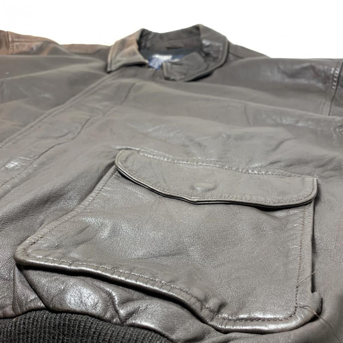 Polo Ralph Lauren Leather Flight Jacket こげ茶 XL ポロラルフ Polo Ralph Lauren Leather Flight Jacket こげ茶 XL ポロラルフ