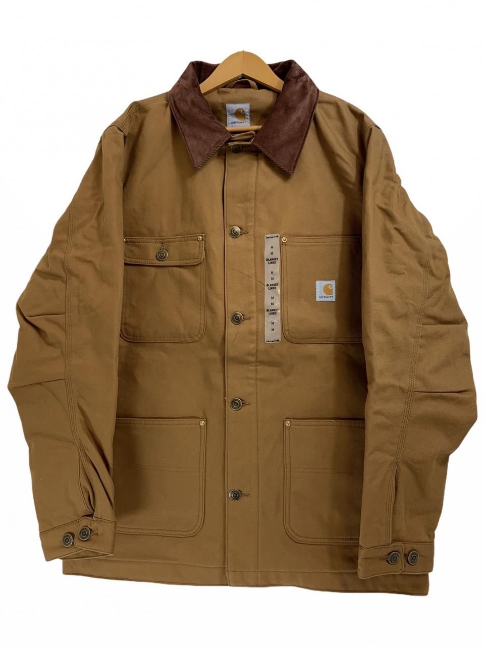 新品 US企画 Carhartt Duck Chore Coat (CARHARTT BROWN) カーハート チョアコート ジャケット カバーオール  裏地付き ダック地 ブラウン 茶 103825 - NEWJOKE ONLINE STORE