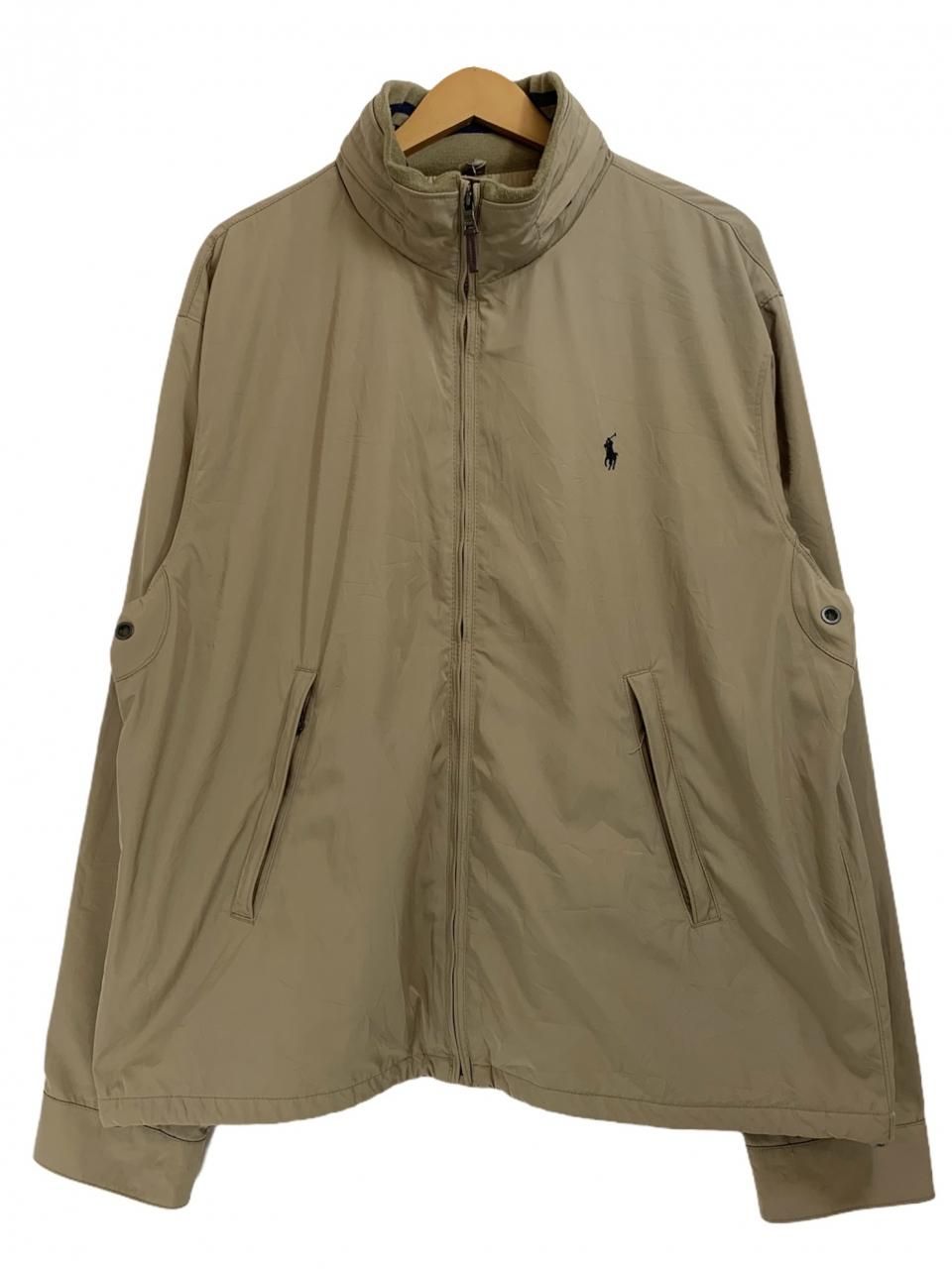 Polo Ralph Lauren Logo Nylon Jacket カーキ XL ポロラルフローレン ...