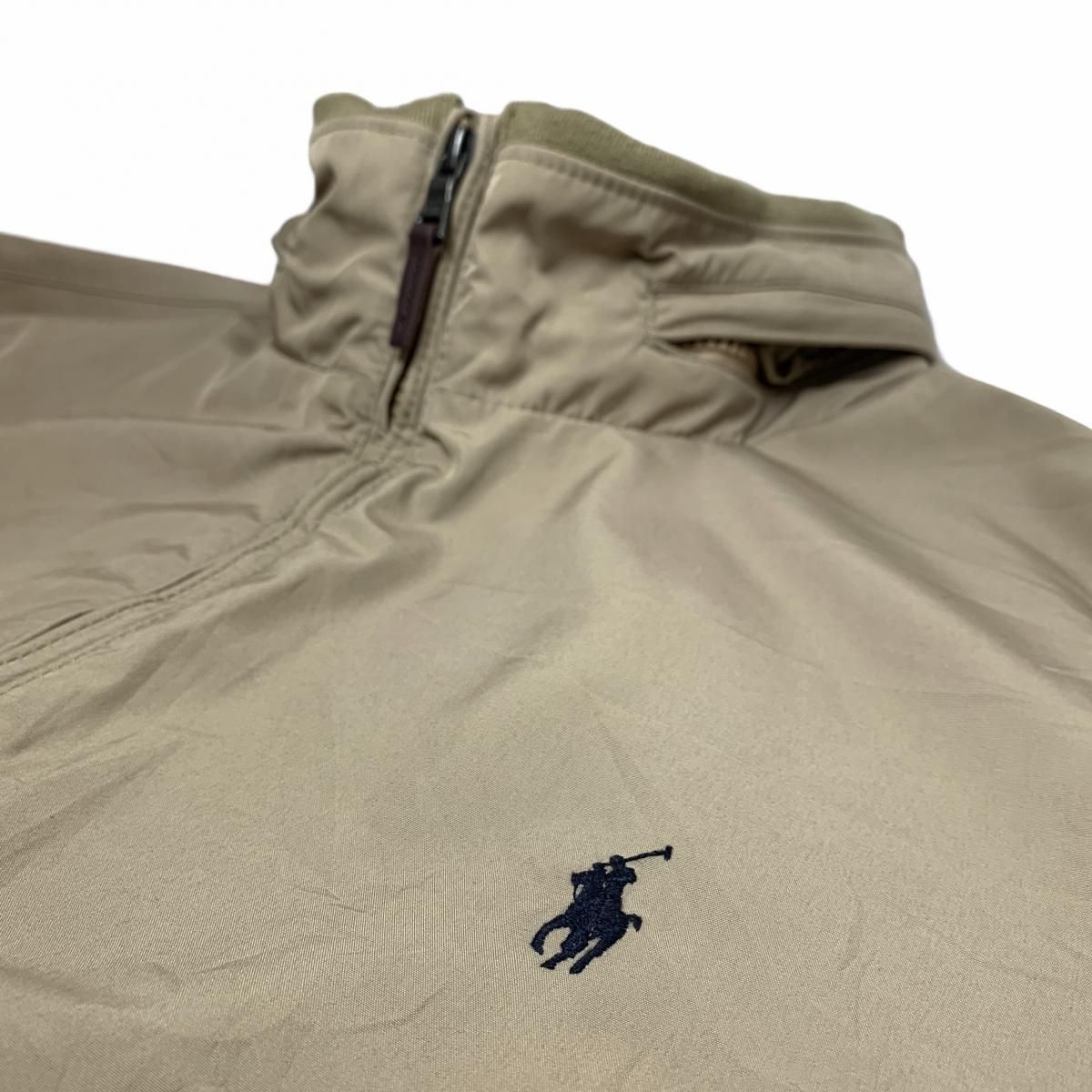 Polo Ralph Lauren Logo Nylon Jacket カーキ XL ポロラルフローレン