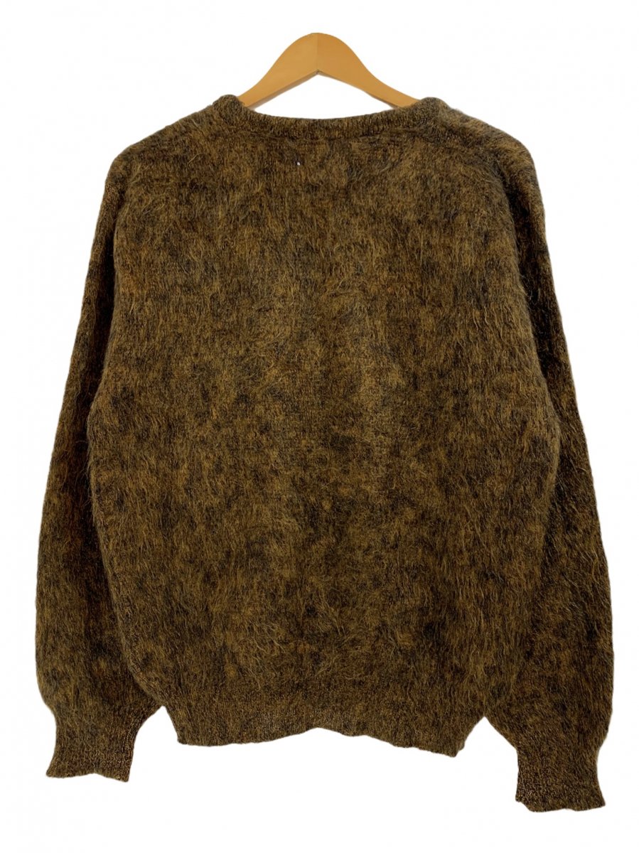 60s YOUNKERS by DISCO V-Neck Mohair Knit Pullover 茶 M ヤンカース ...
