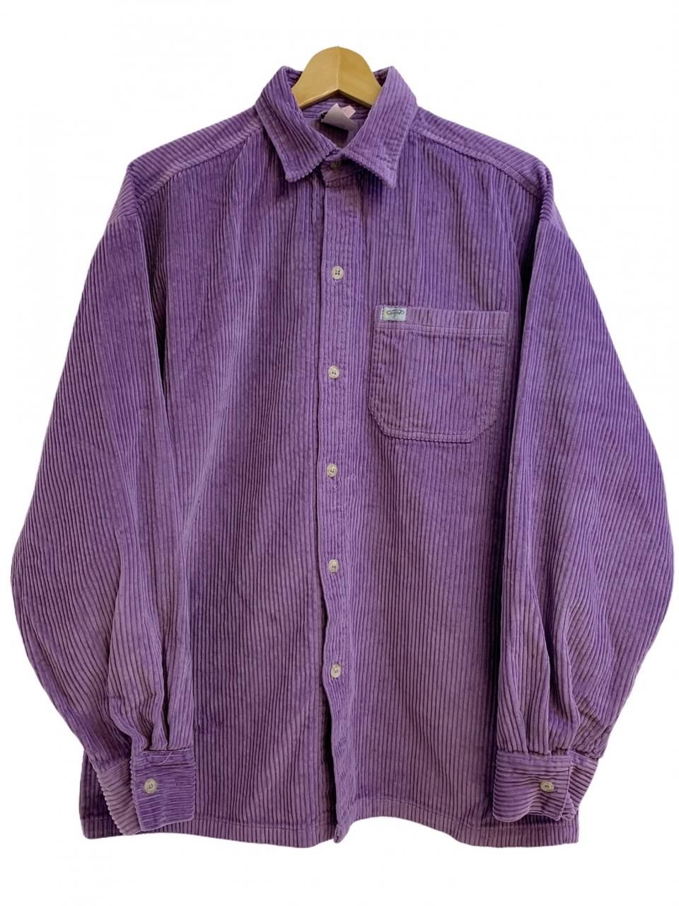 新品 USA製 CALTOP Wide Corduroy L/S Shirt (LAVENDER) キャル