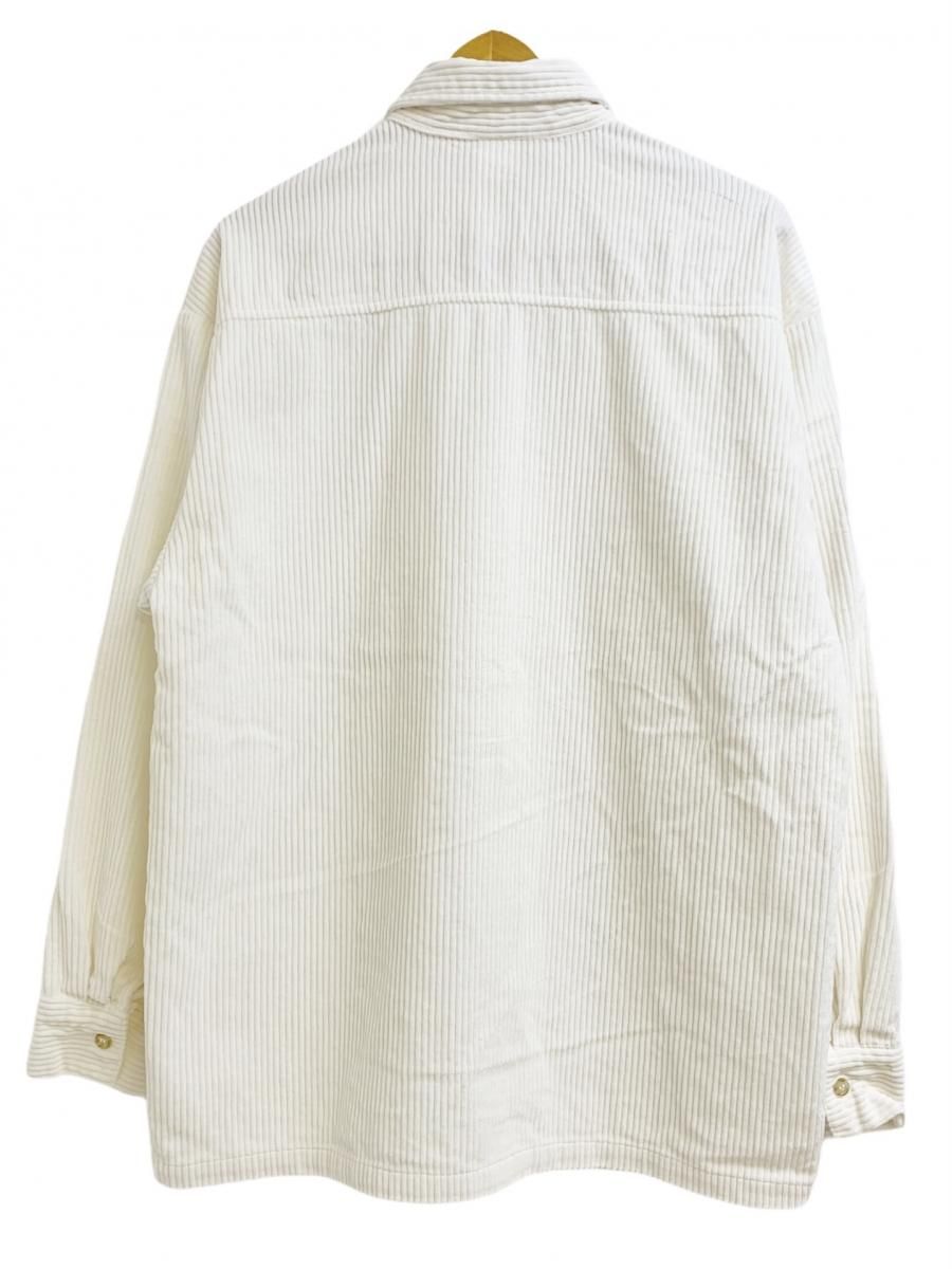 新品 USA製 CALTOP Wide Corduroy L/S Shirt (CREAM) キャル
