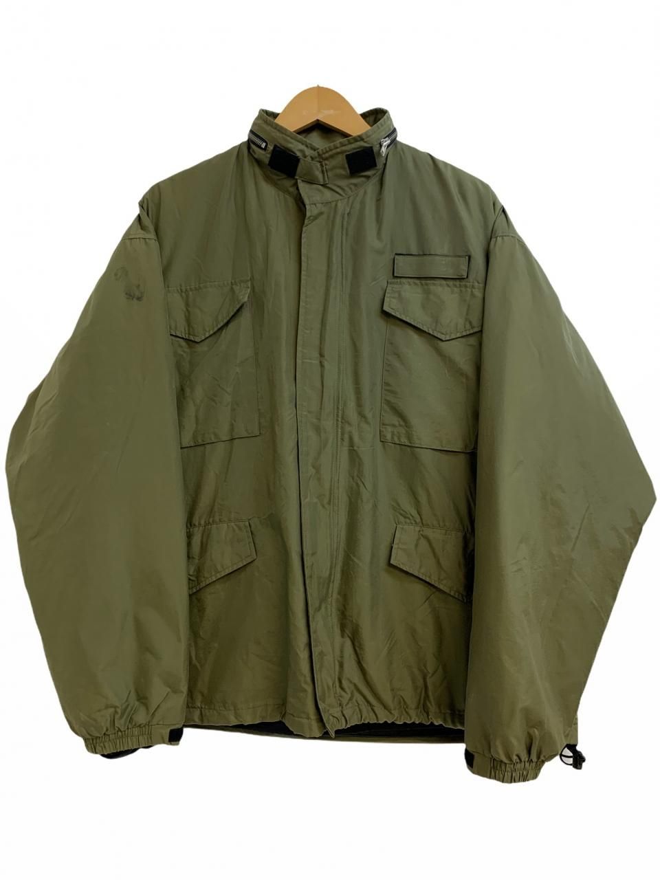 90s OLD SUPREME M-65 Type Nylon Military Jacket オリーブ L 初期 ...