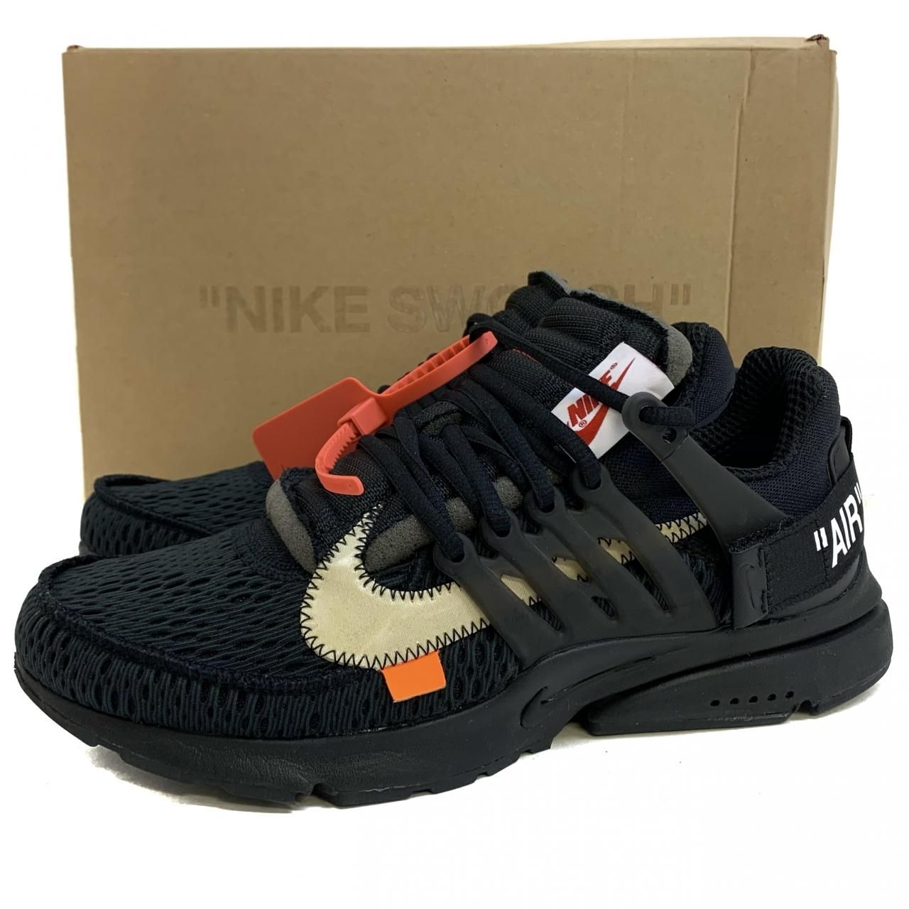 NIKE ナイキ ×OFF-WHITE THE 10 AIR PRESTO オフホワイト ザテン エアプレスト ローカットスニーカー ブラック 28cm/US10 AA3830-002