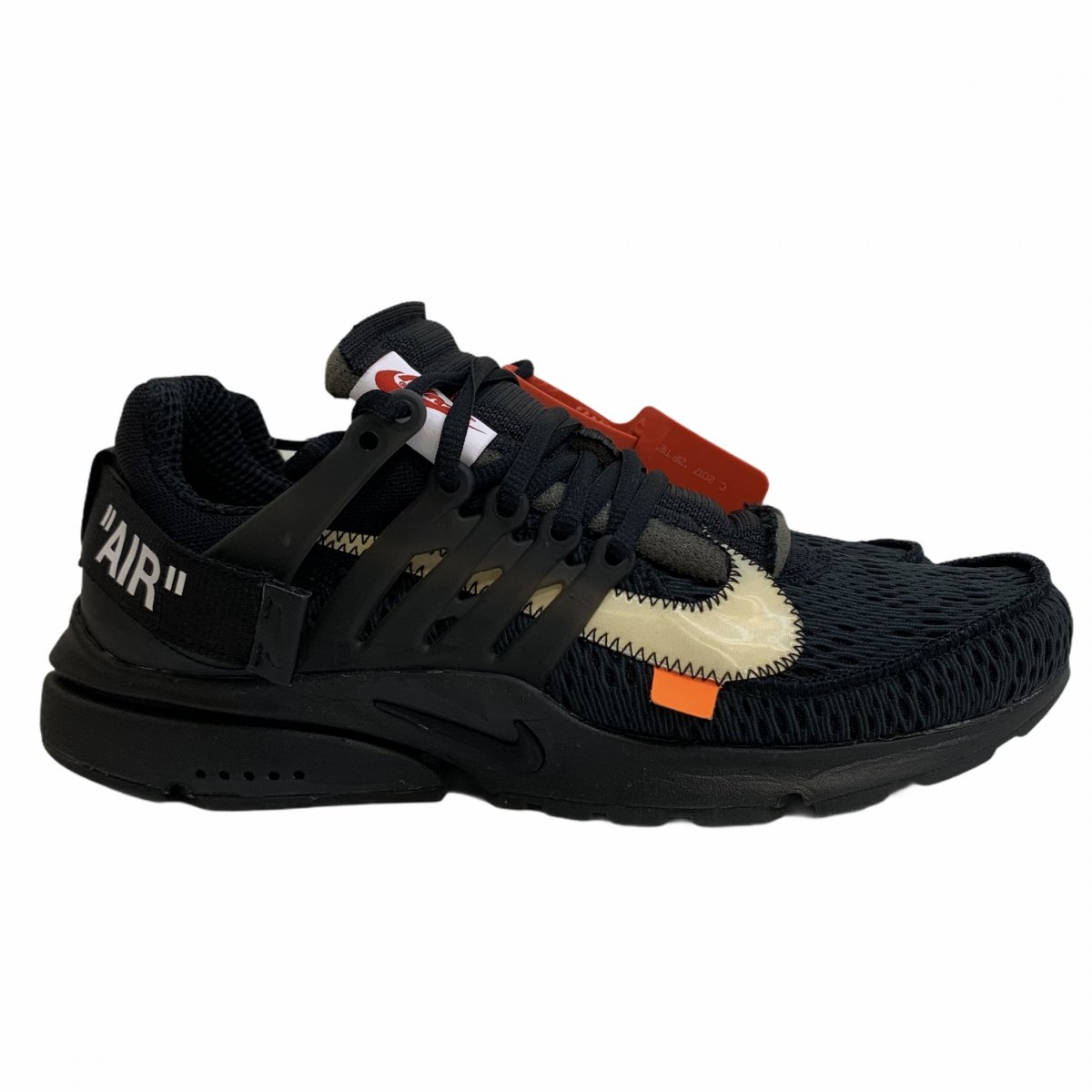 NIKE ナイキ ×OFF WHITE THE 10:NIKE AIR PRESTO AA3830-002 オフホワイト ザテン エアプレスト ローカットスニーカー シューズ ブラック US9